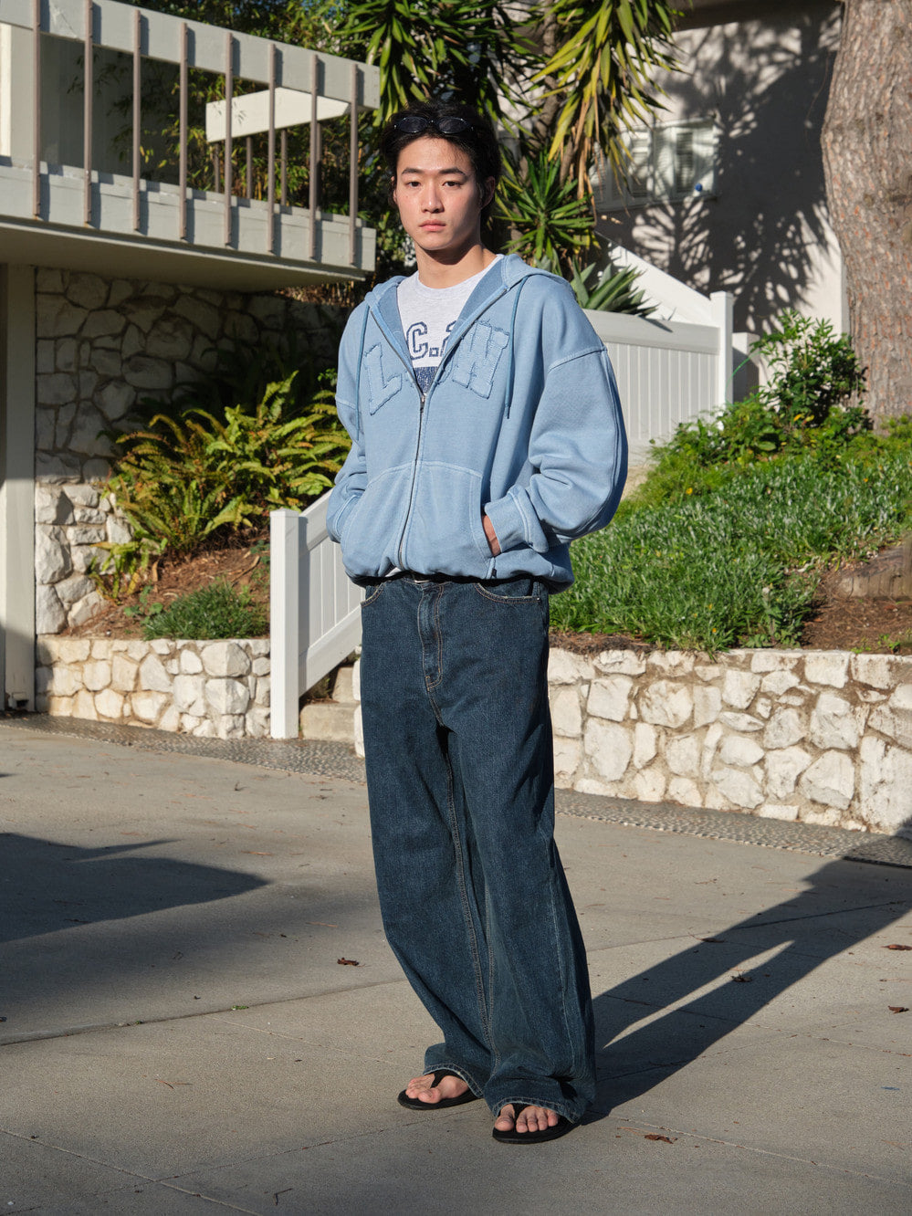 Low Classic Relaxed Loose-Fit Jeans Navy Blue