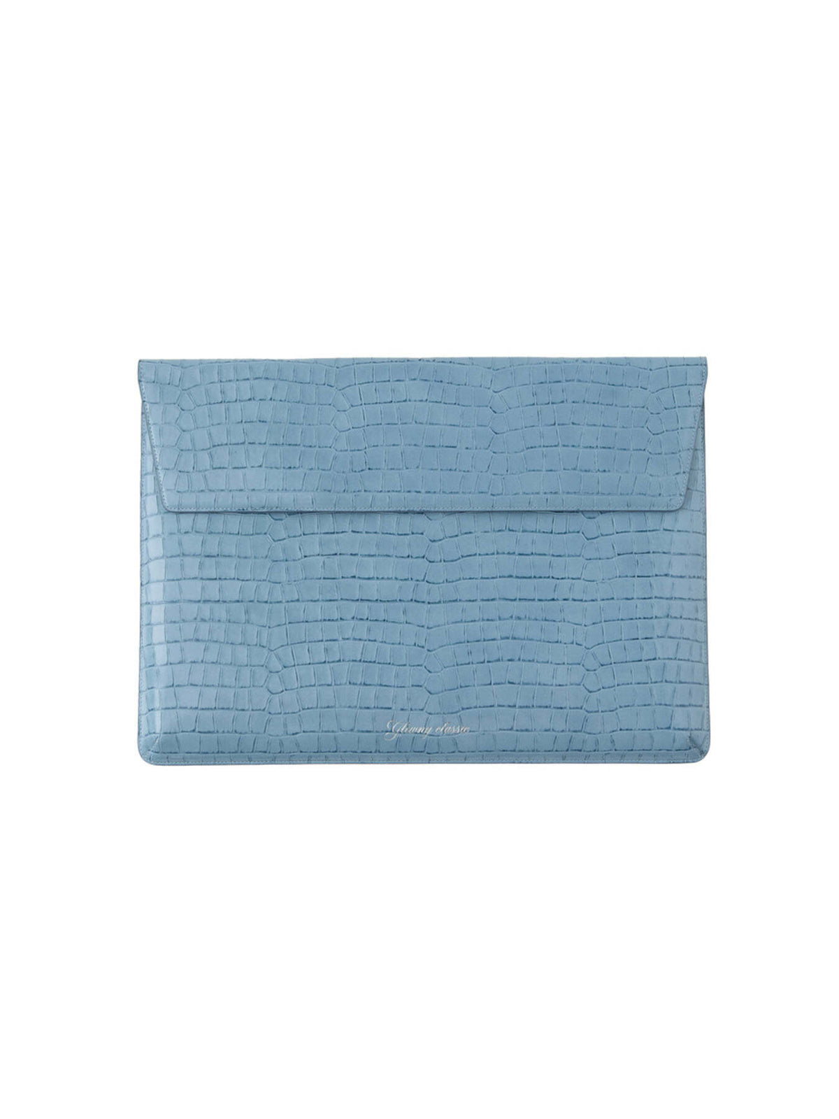 GLOWNY G Crack Leather Laptop Case 16 (Blue)
