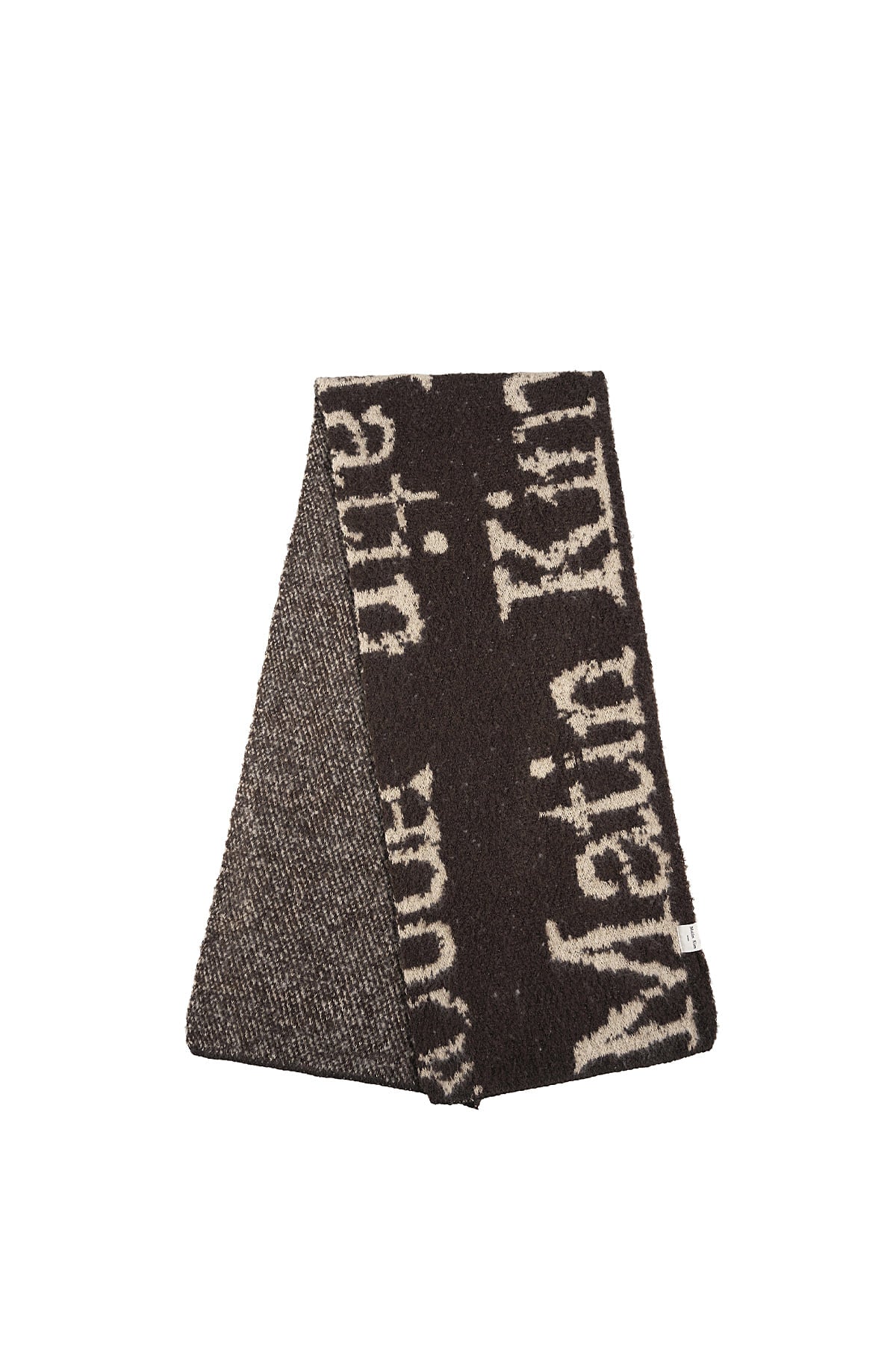 Matinkim Cracked Logo Muffler IN Brown