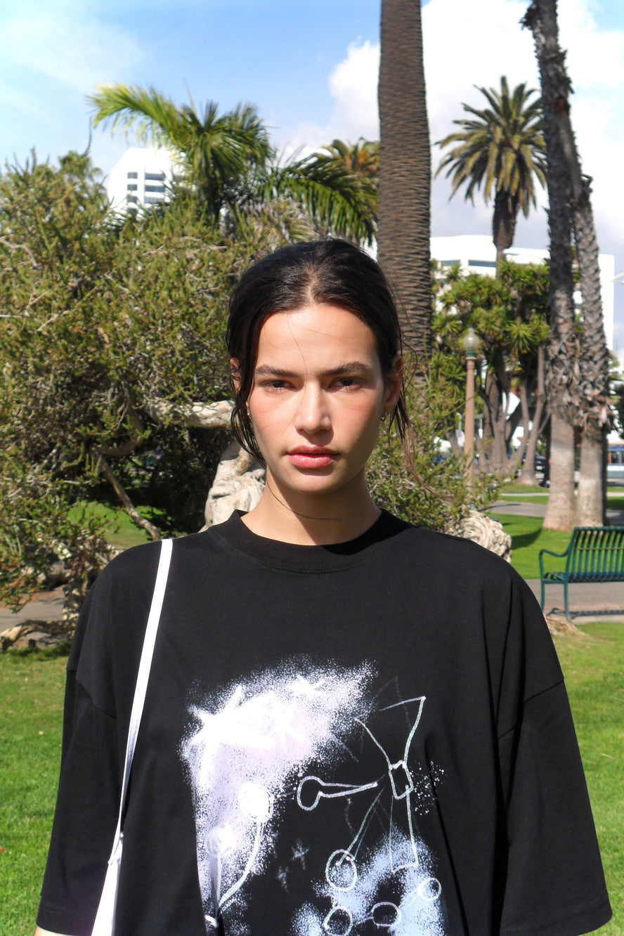 Low Classic Park Oversized T-Shirt Black