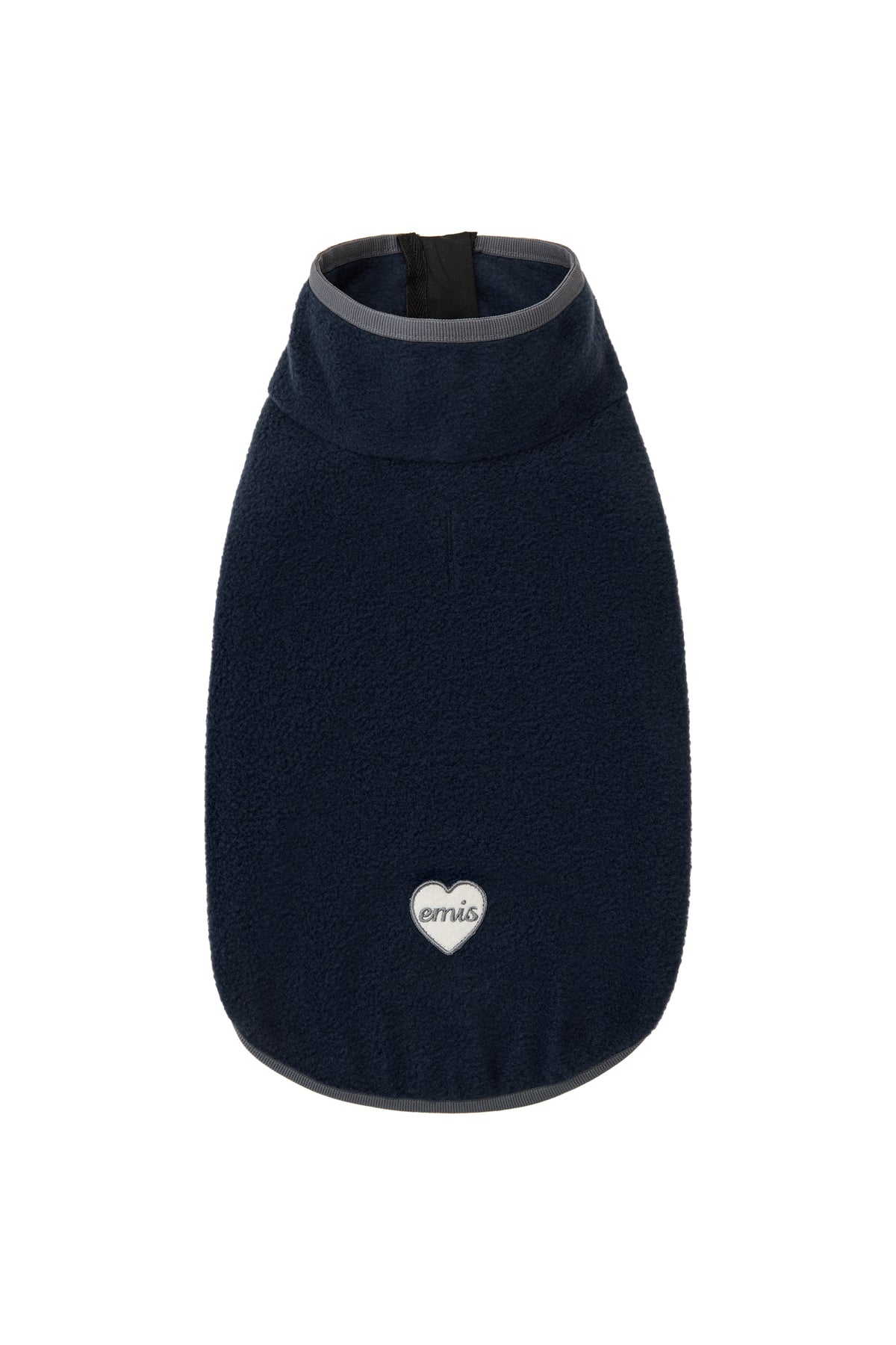 EMIS (Pet) Heart Wappen Zip Up Fleece-Navy