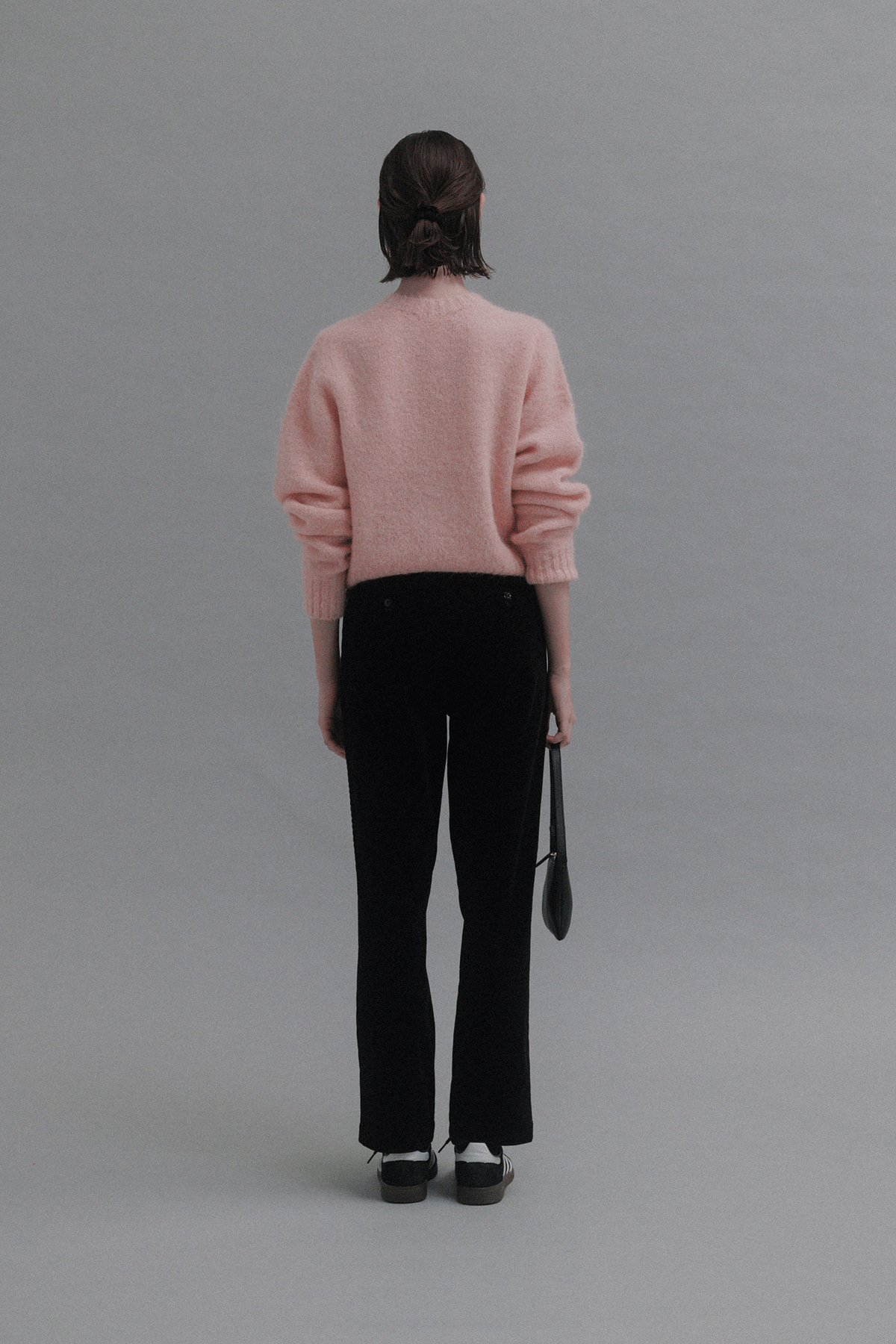 Nothing Written Alpaca pullover sweater (Baby pink)