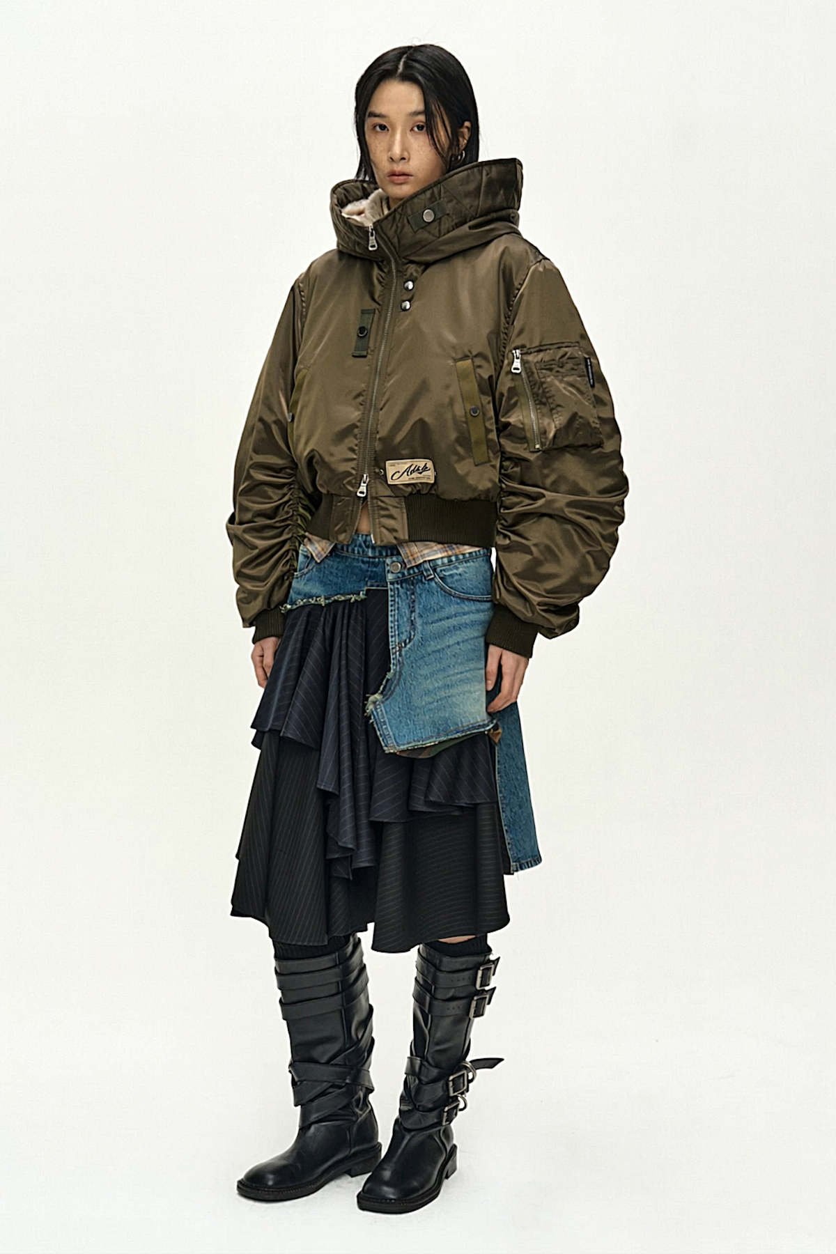 Andersson Bell Unisex Flare Collar MA-1 Parka