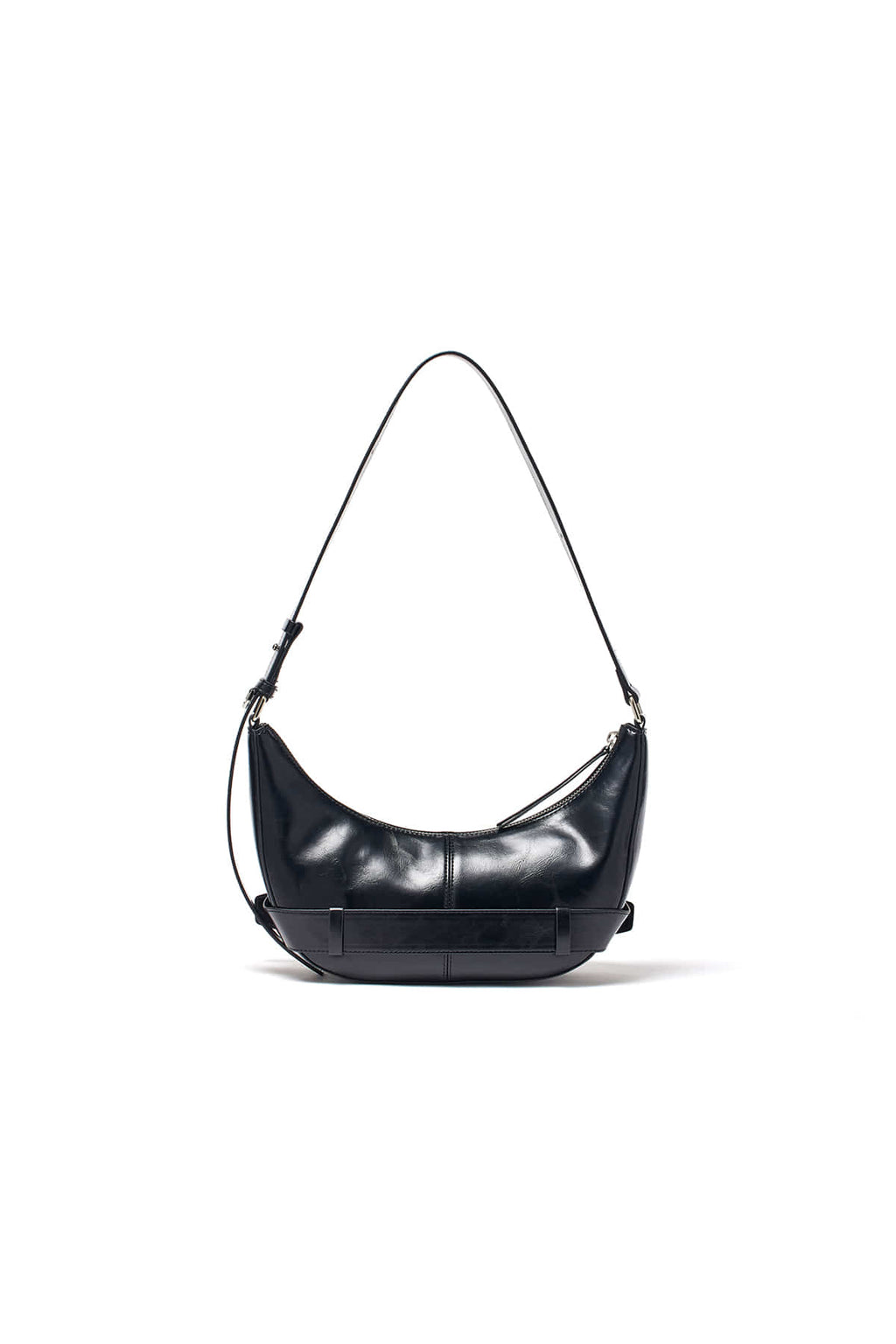 [matinkim] BELTED SHOULDER BAG IN BLACK