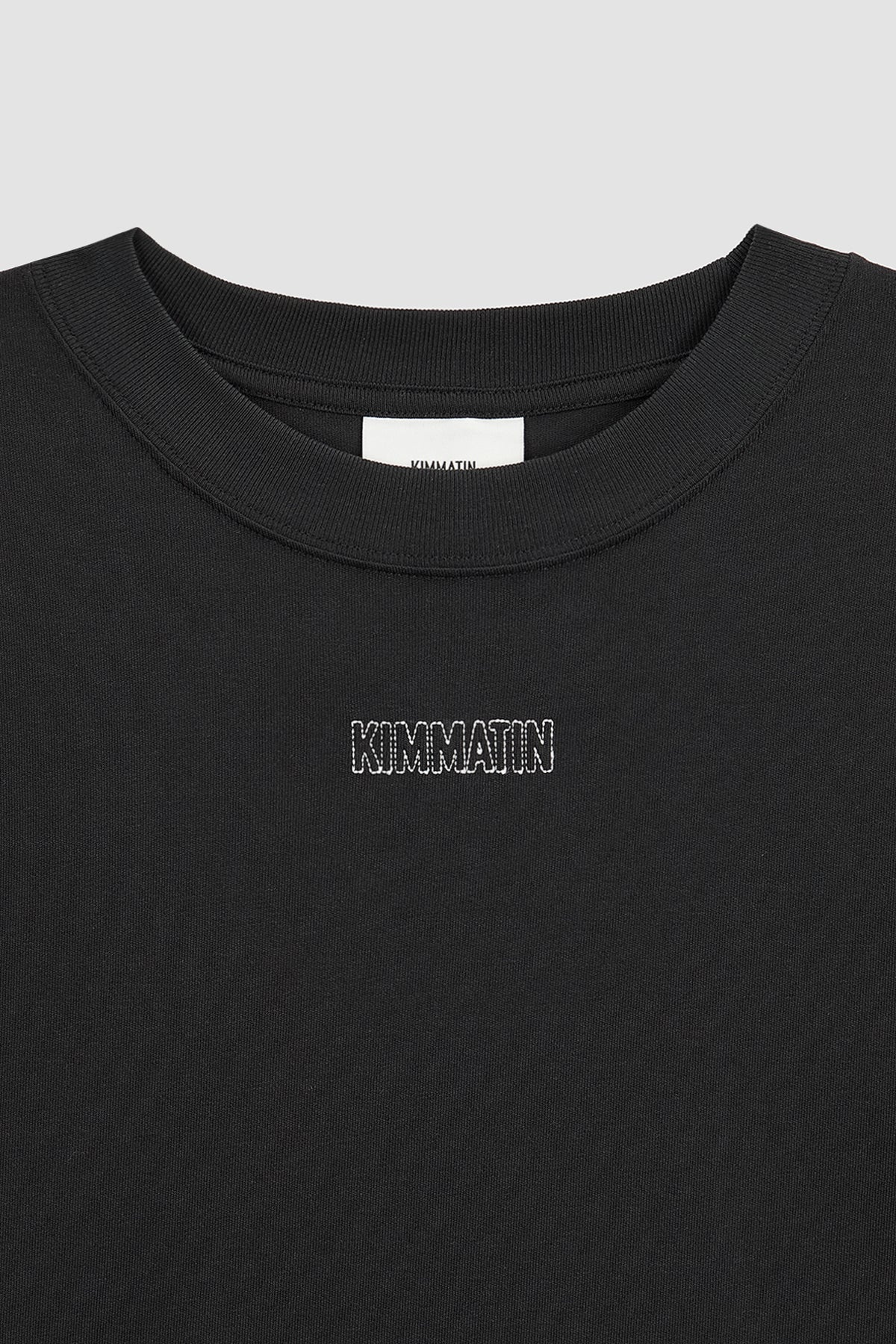 Matinkim Logo Embroidery Oversize Top IN Black