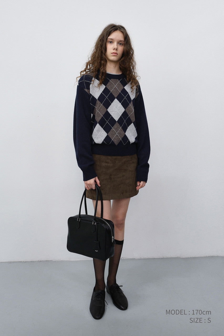 Dunst Suede Mini Skirt Etoupe Khaki