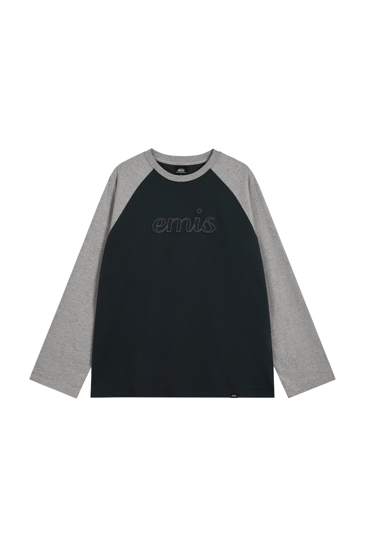 Emis Long Sleeve Raglan T-Shirt-Navy