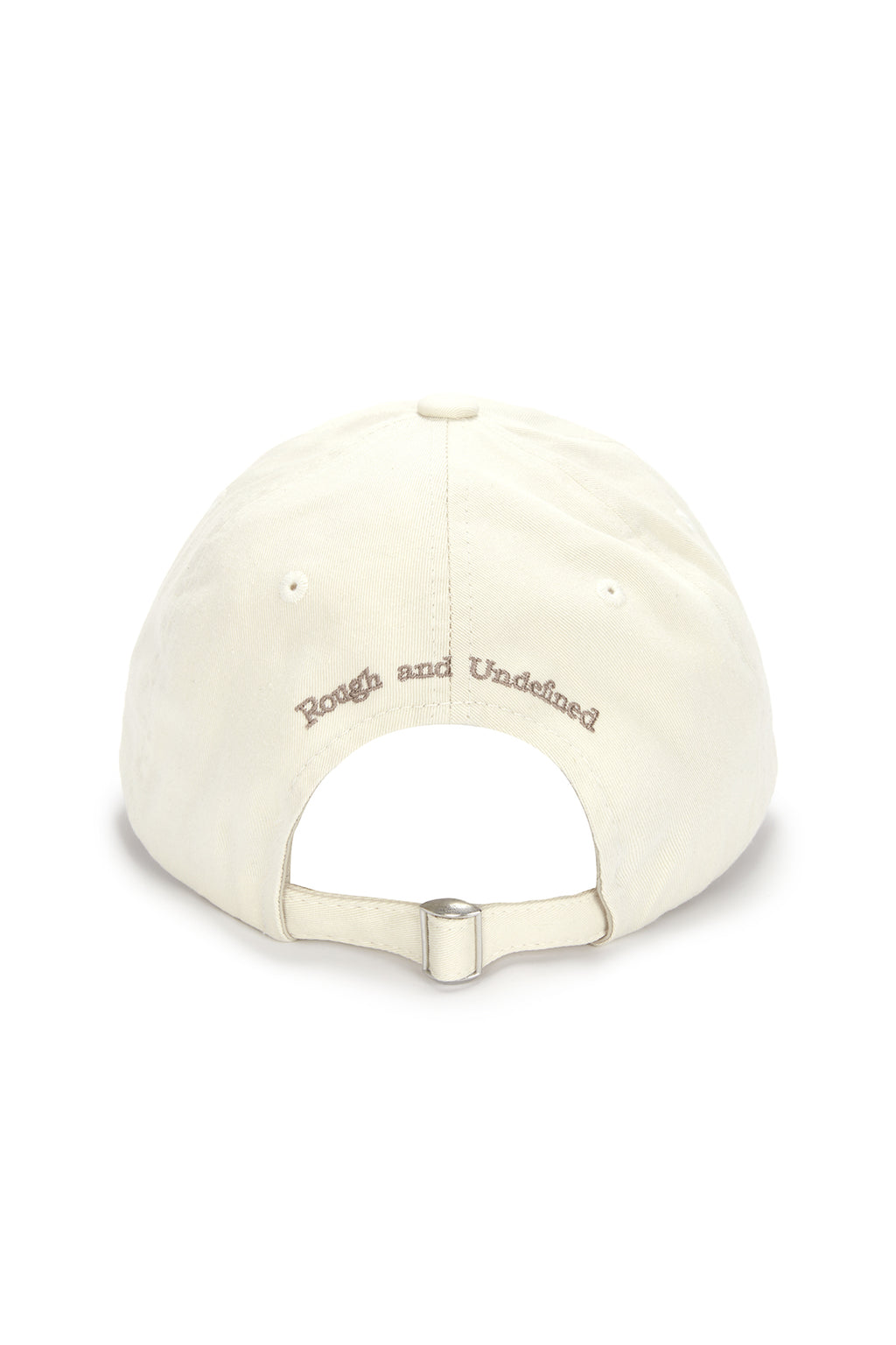 [matinkim] APPLIQUE CIRCLE LOGO BALL CAP IN IVORY