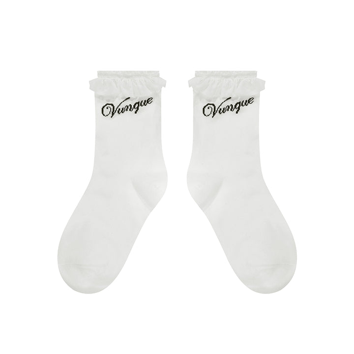 Vunque Frill Socks White