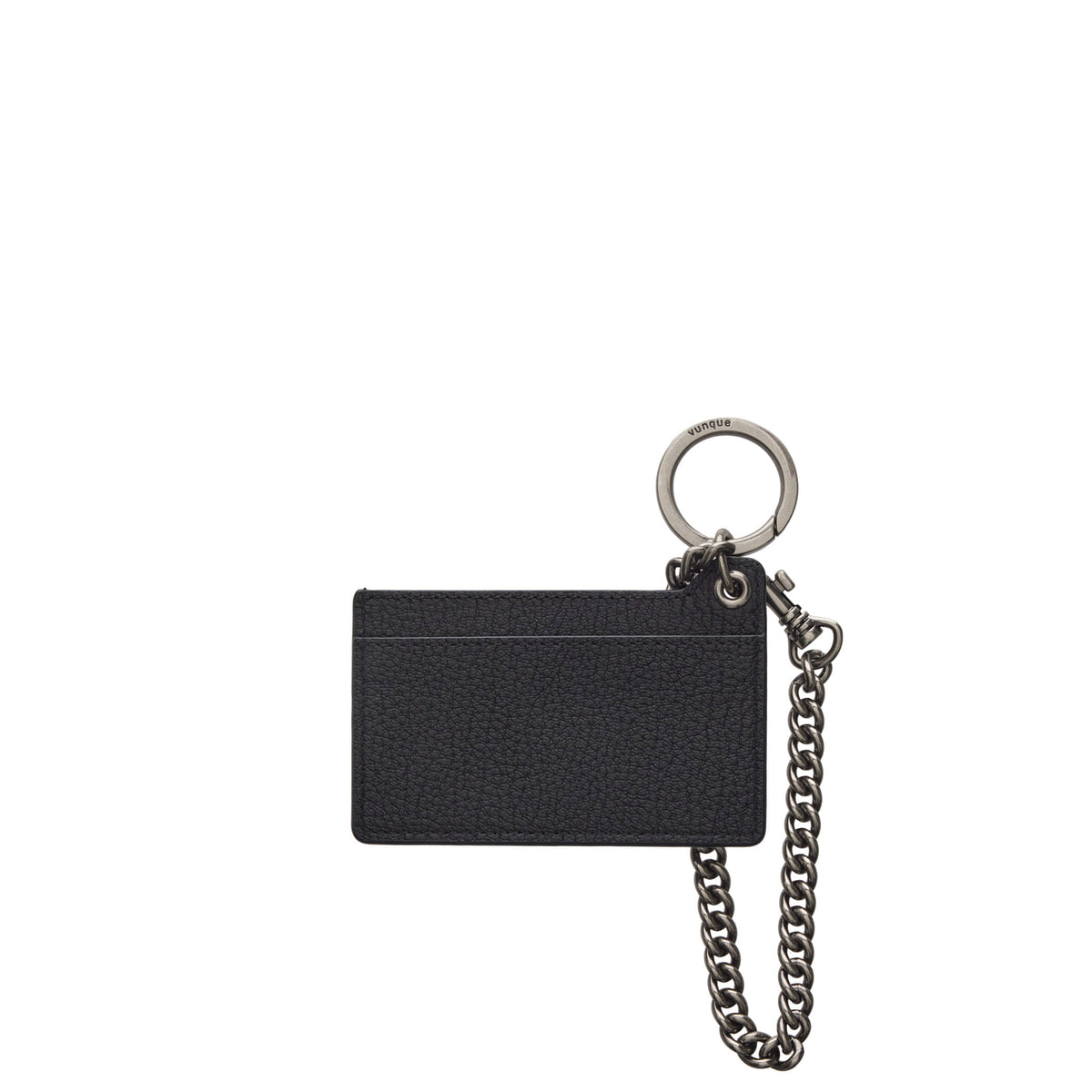 Vunque Perfec Motor Chain Card Holder Charm Black