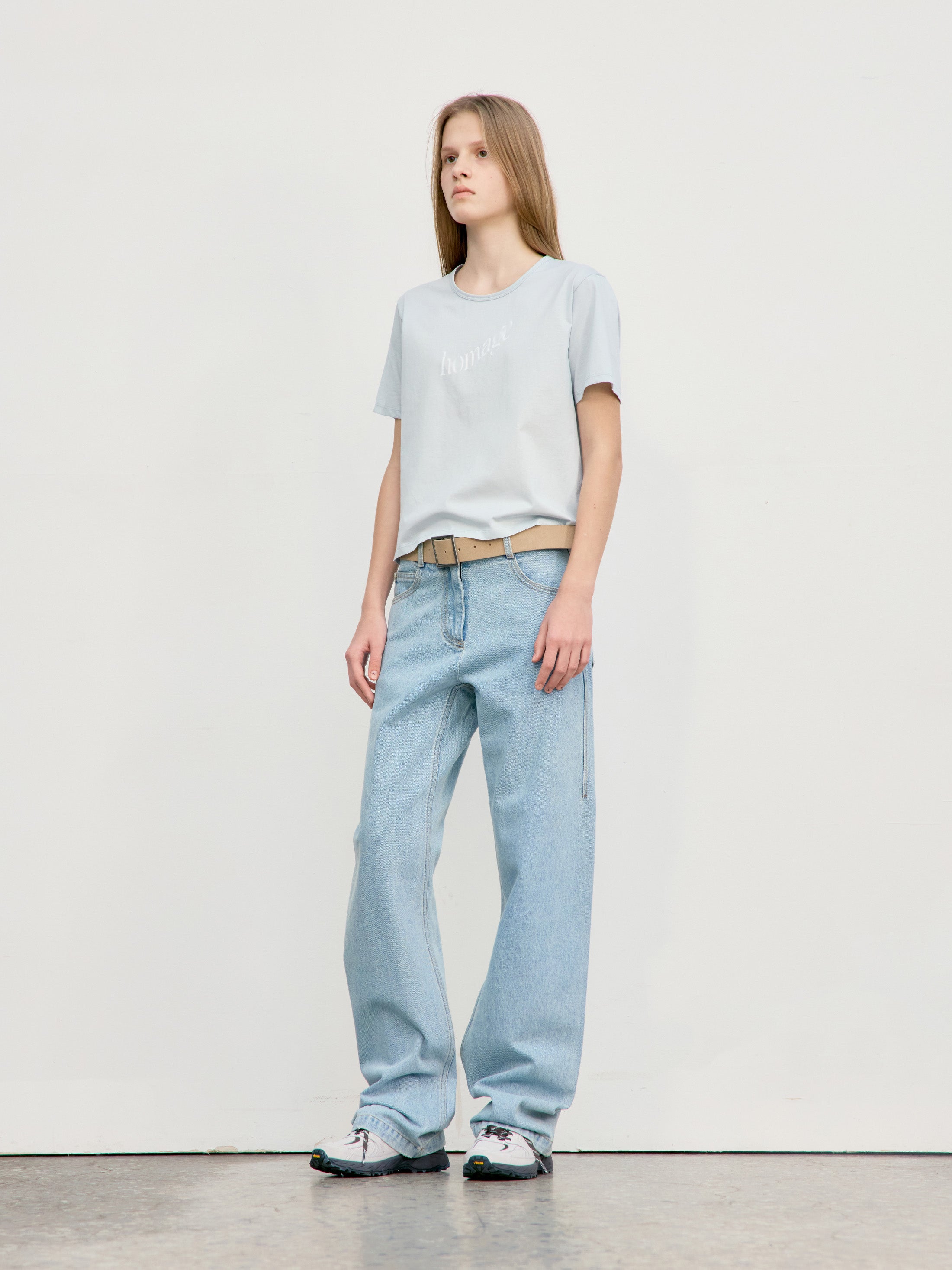 Low Classic Homage T-Shirt Light Blue