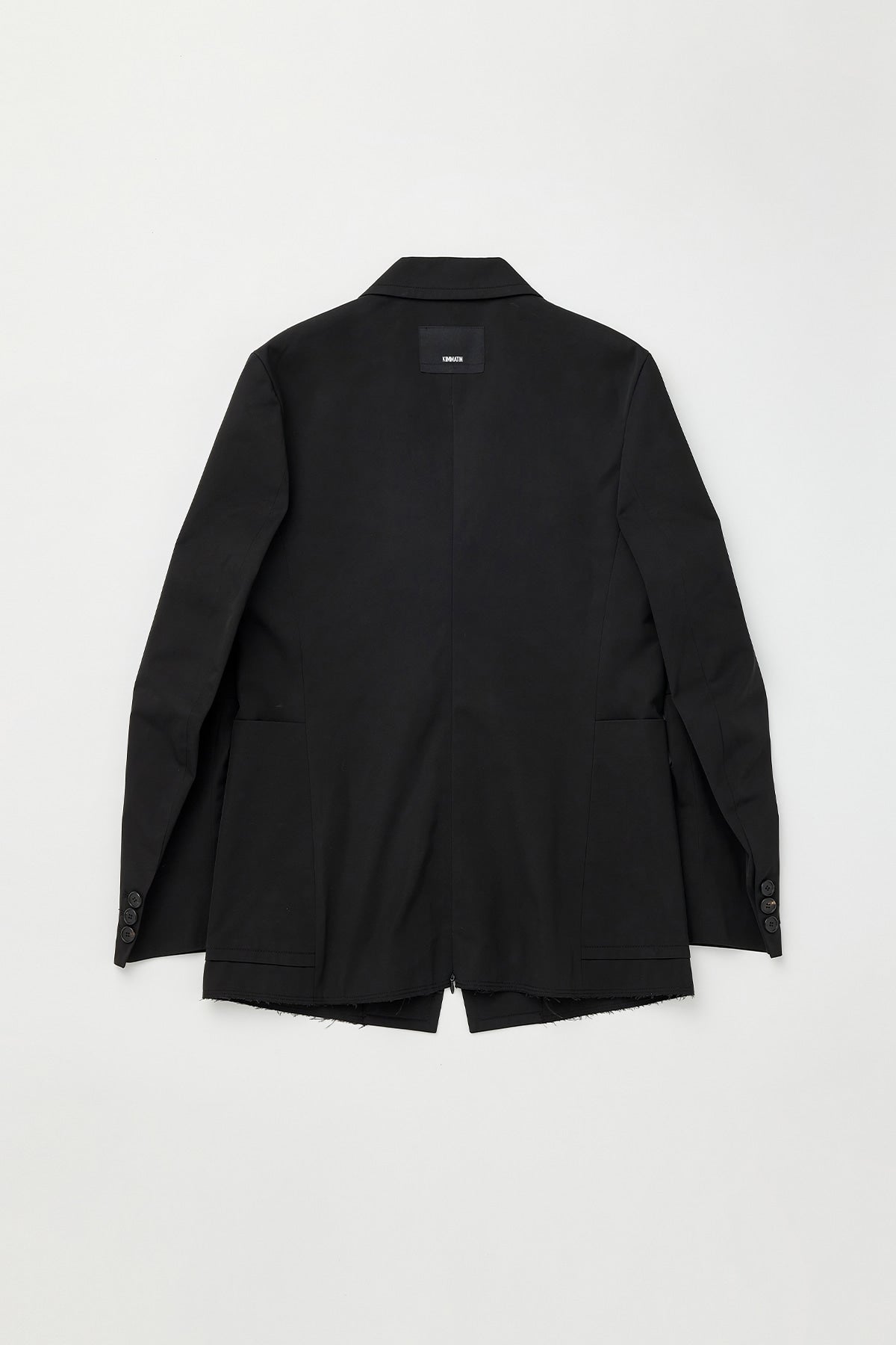 Matinkim Three Button Back Zipper Jacket IN Black