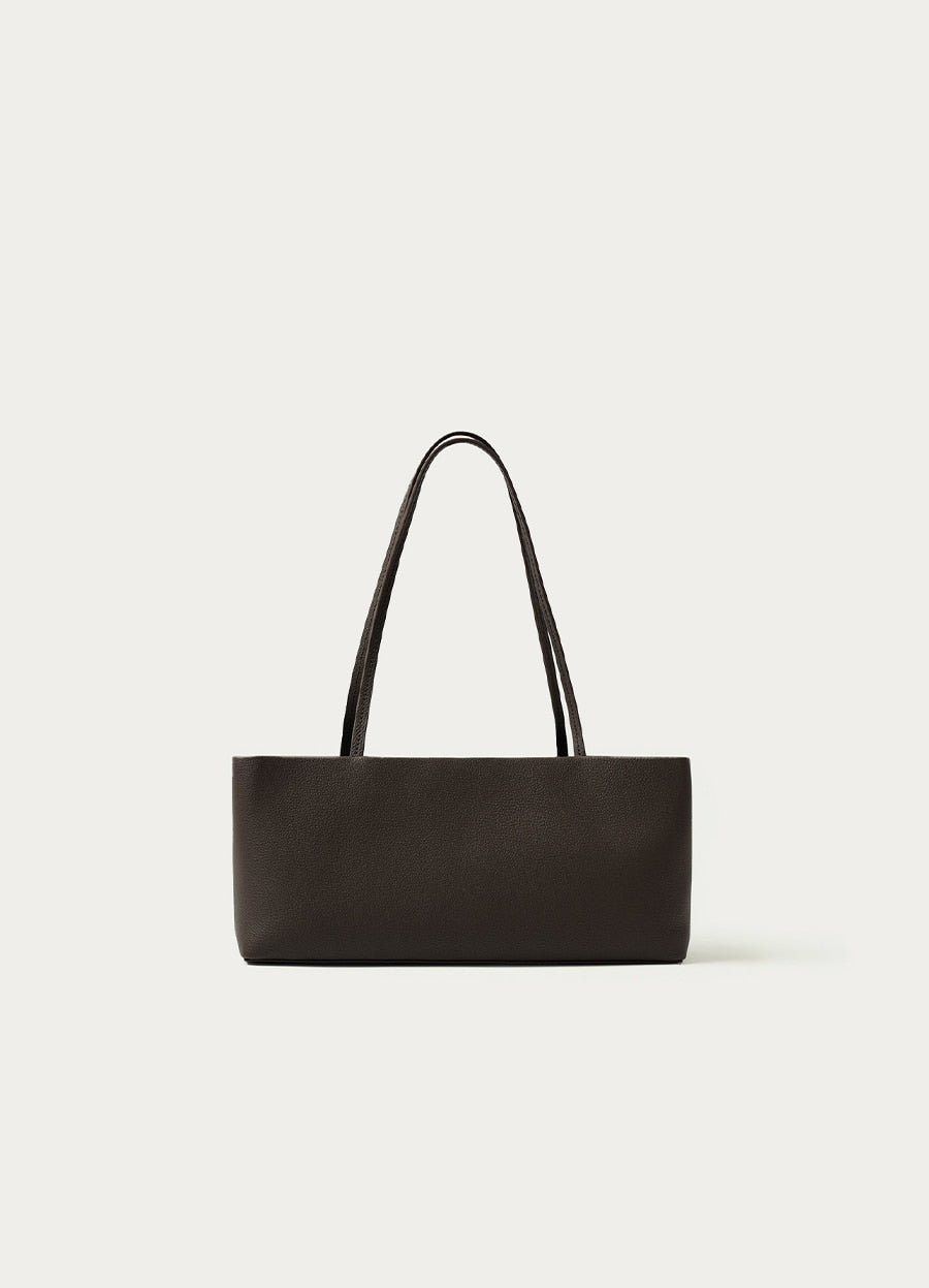 Nothing Written Della mini tote bag (Deep brown)