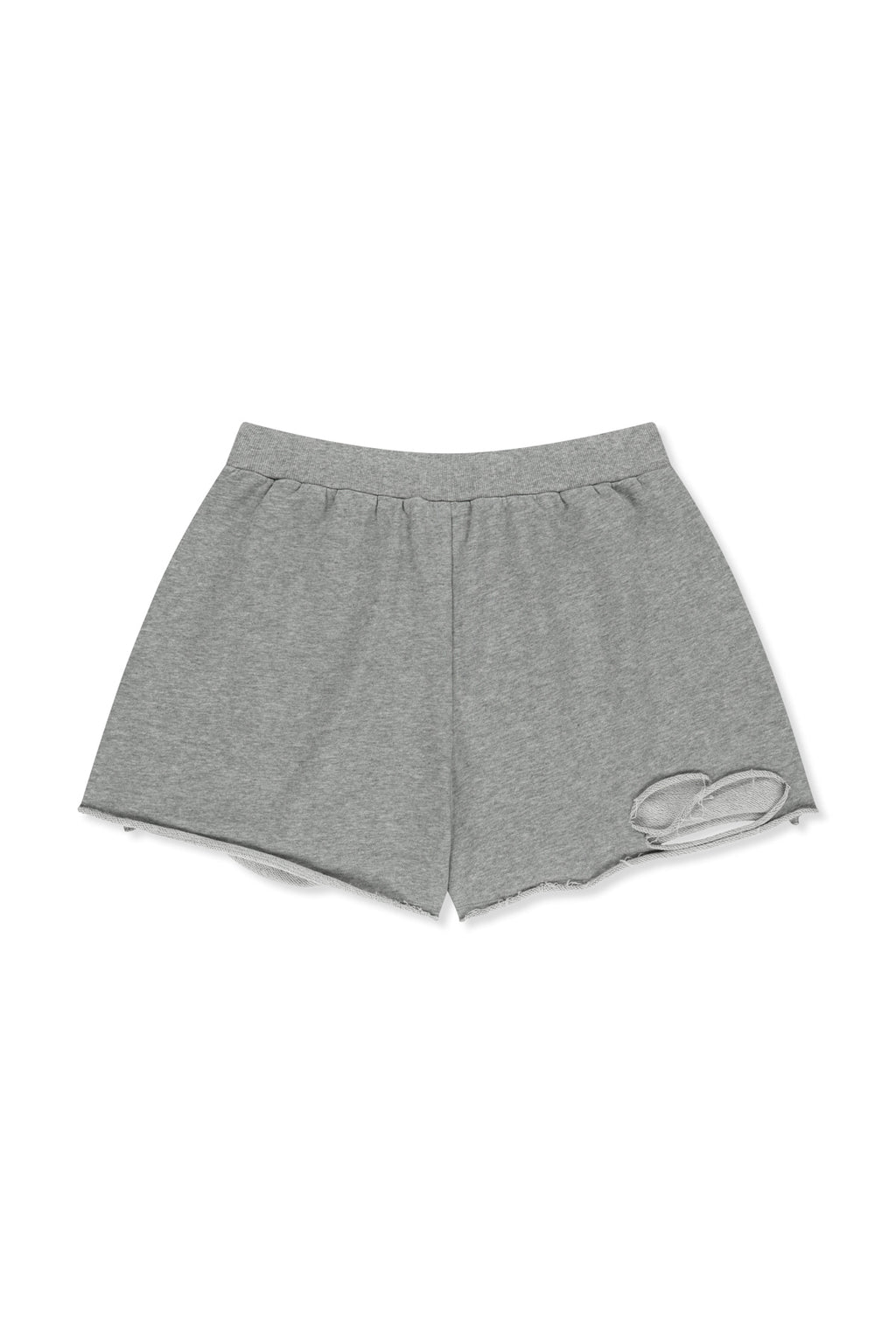 Matinkim Distressed Terry Skort Shorts IN Grey