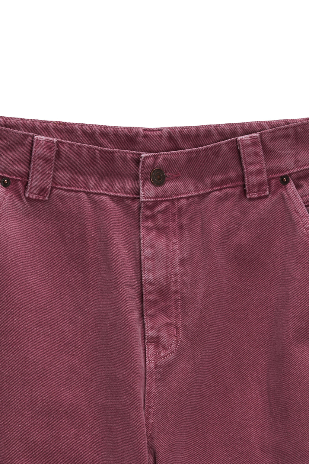 [matinkim] SIDE POINT COLOR DENIM PANTS FOR WOMEN IN PINK