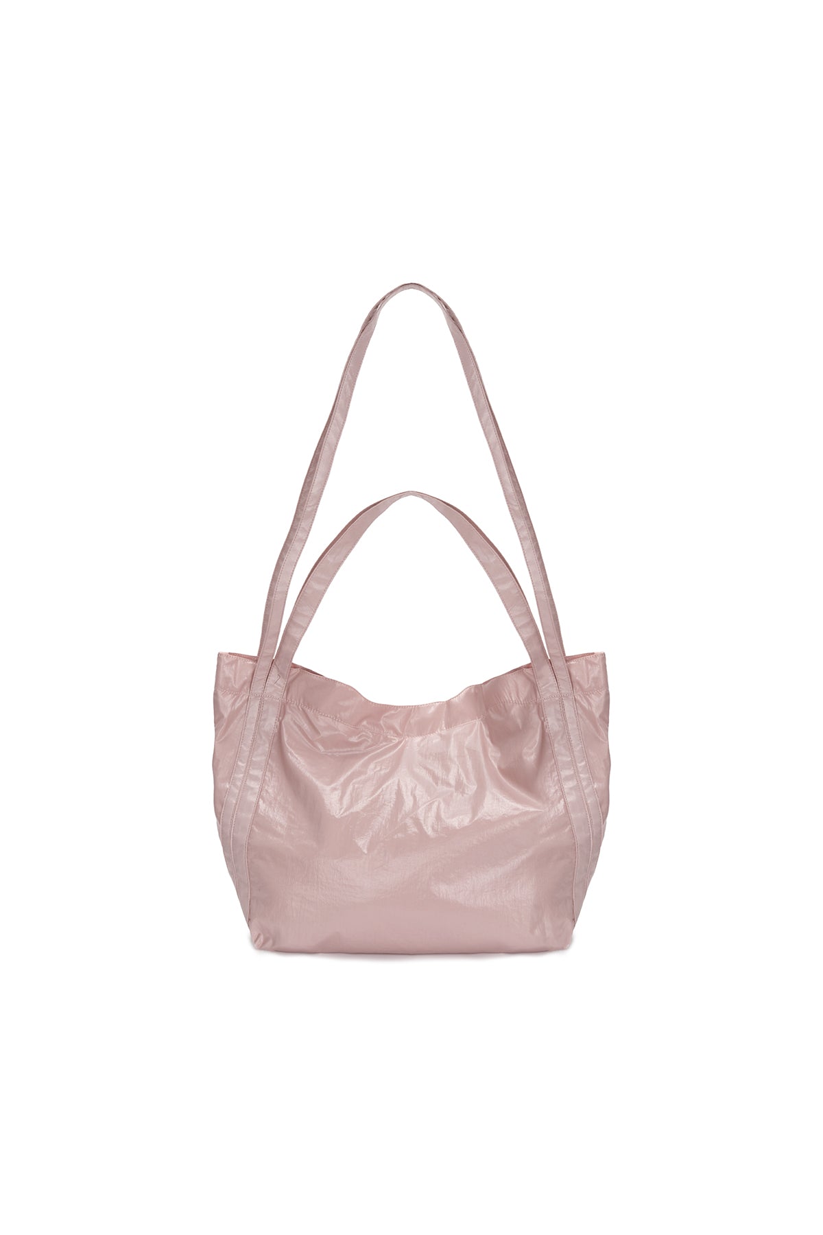 [matinkim] GLOSSY TWO WAY BIG BAG IN PINK