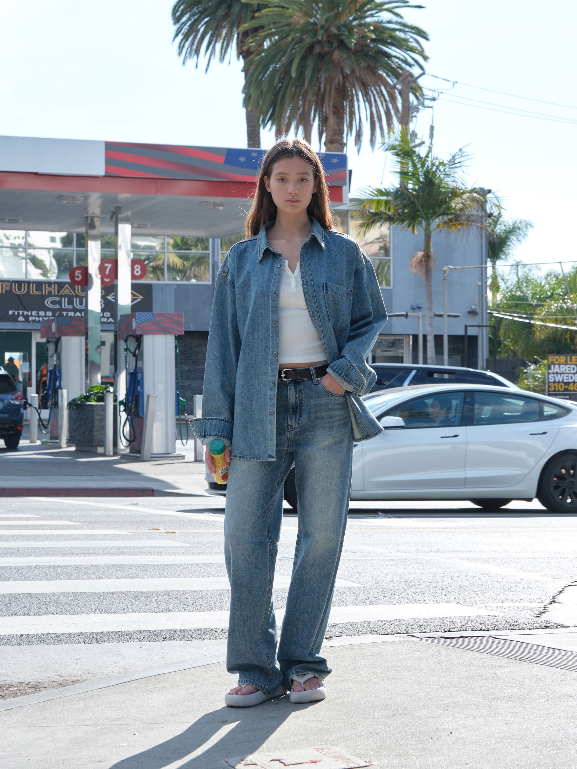 Low Classic Lc Denim Shirt Jacket Blue