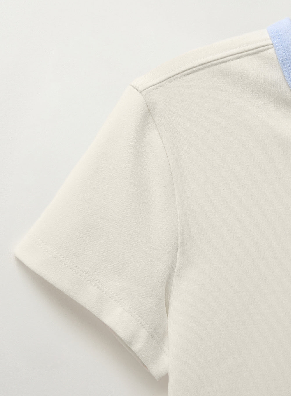 [satur] (W) Apero Crop Ringer T-Shirt - Cream