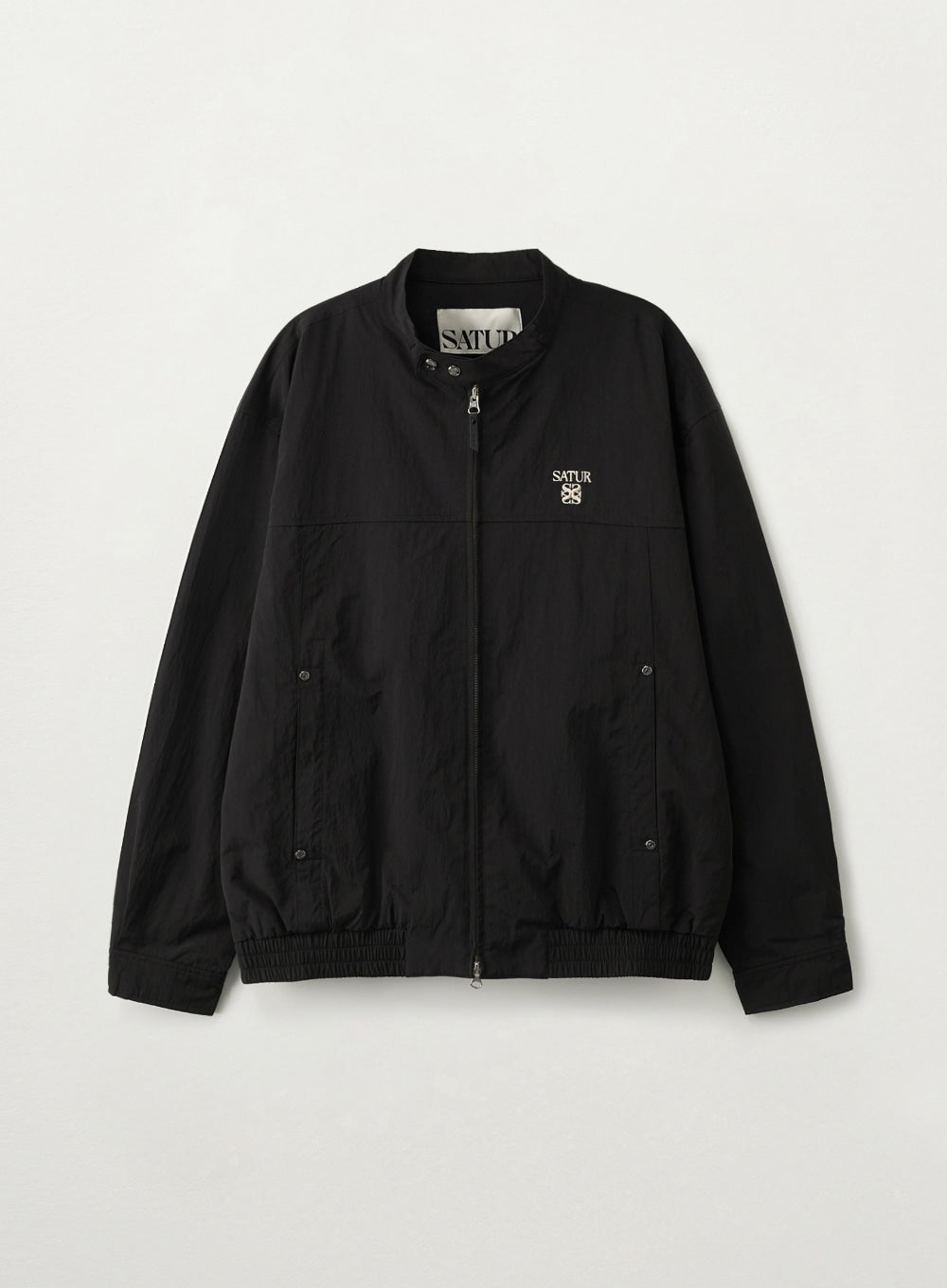 Satur Biker Blouson Jacket - Black