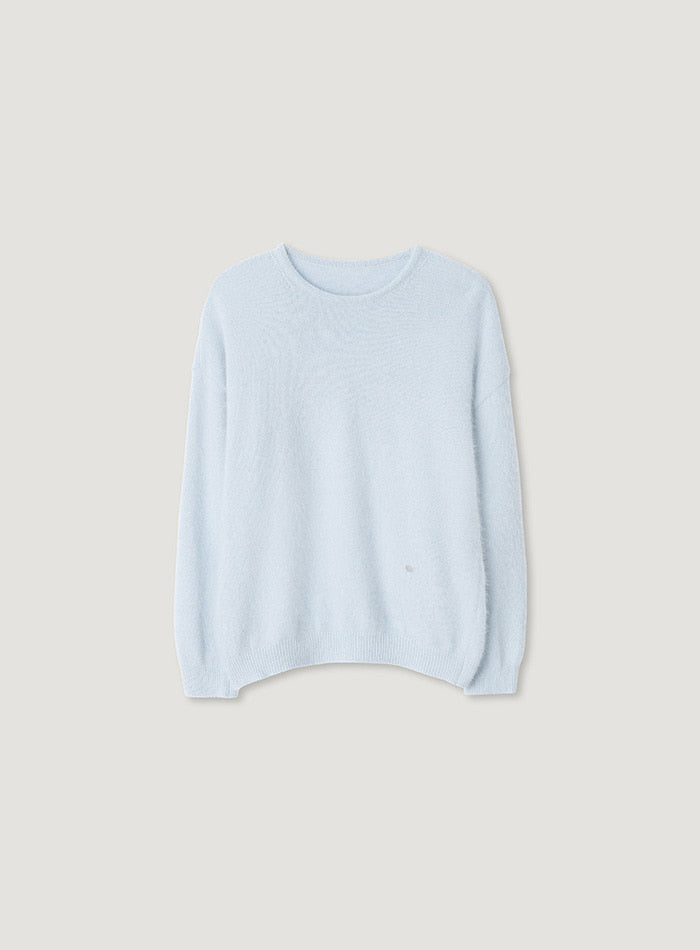 Mango Maniplease Ainee Angora Knit Pure Blue