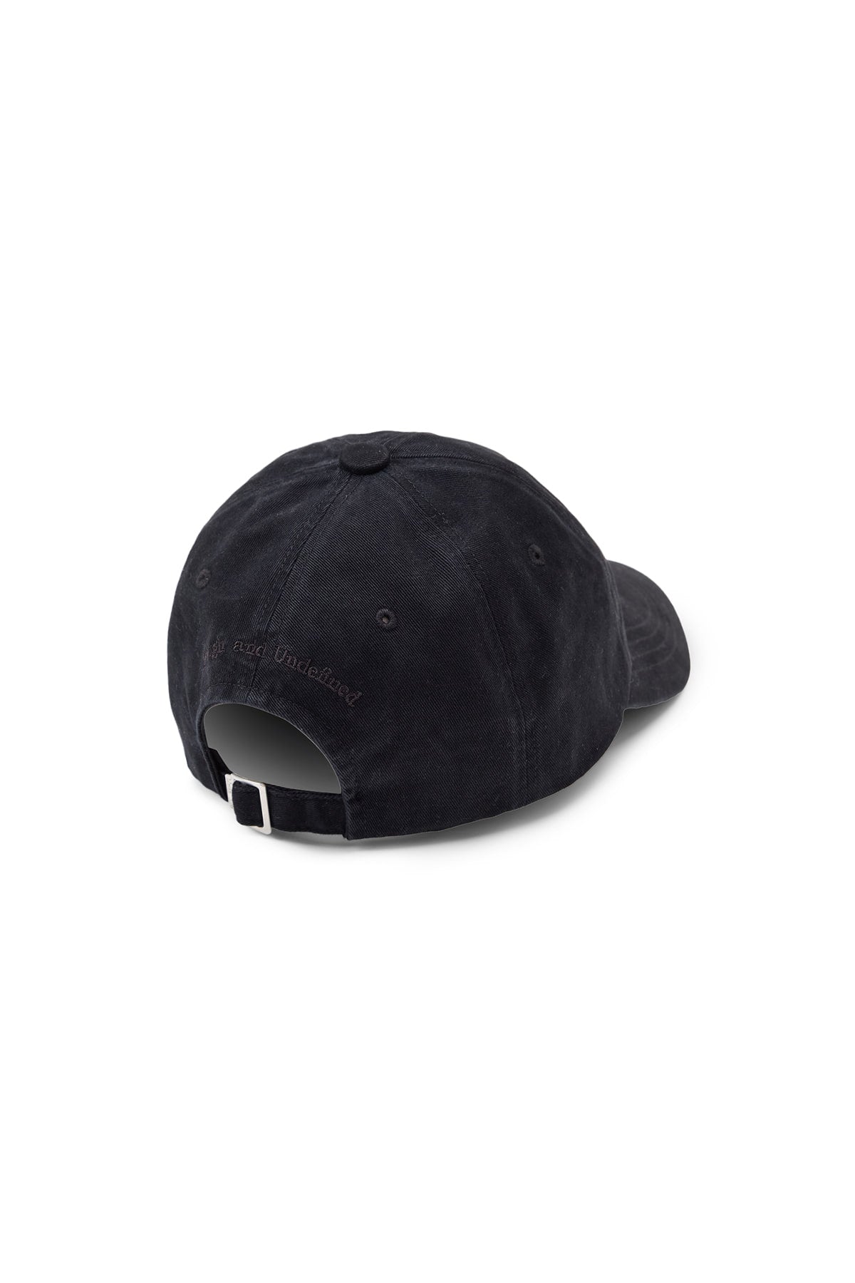 [matinkim] WASHED CIRCLE LOGO BALL CAP IN BLACK
