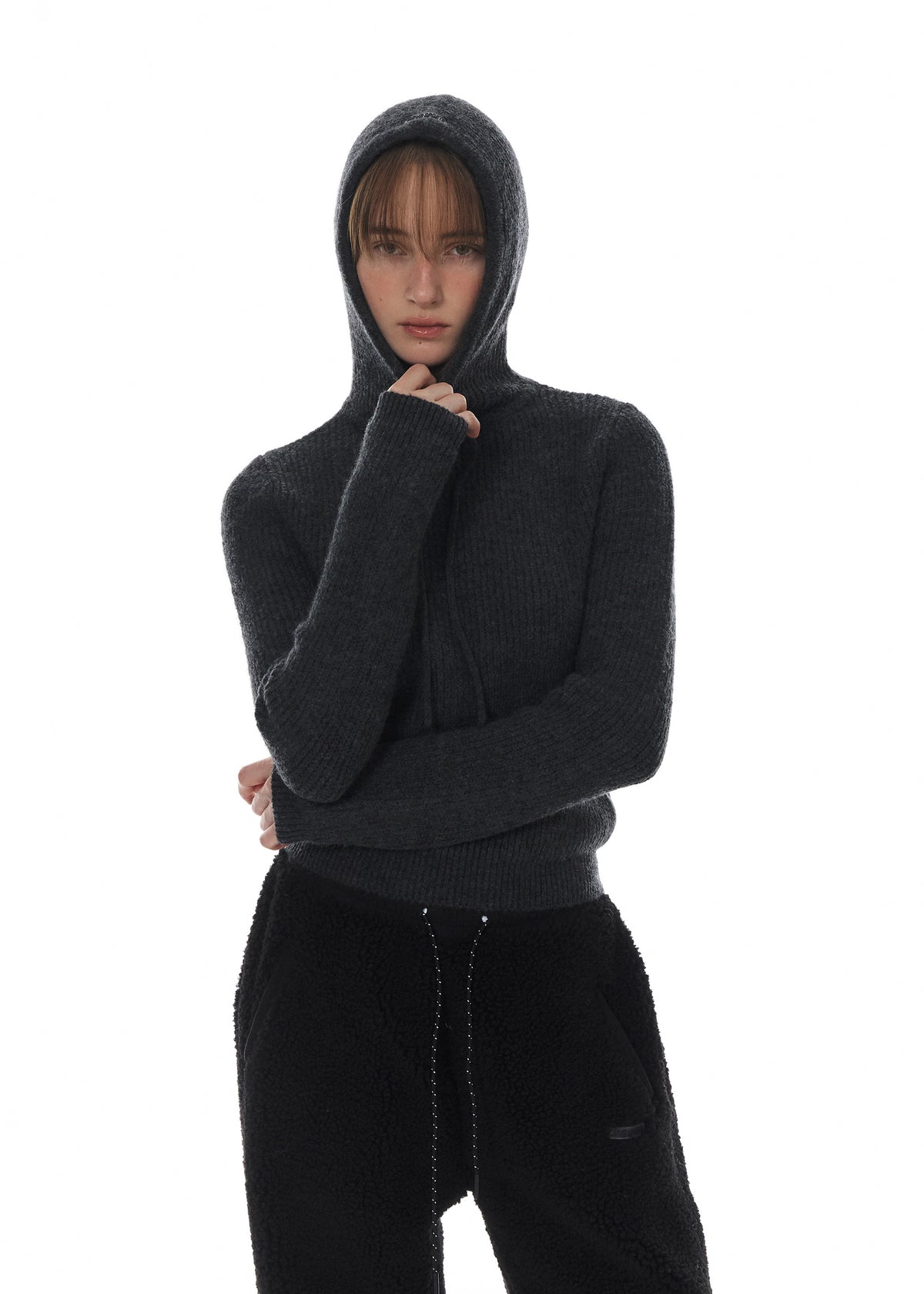 Grove Farbe Hoodie Knit