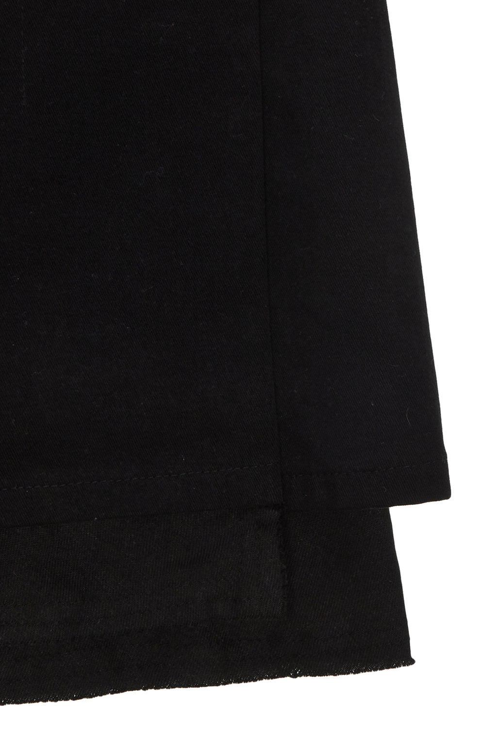 [matinkim] LAYERED BELTED MINI SKIRT IN BLACK