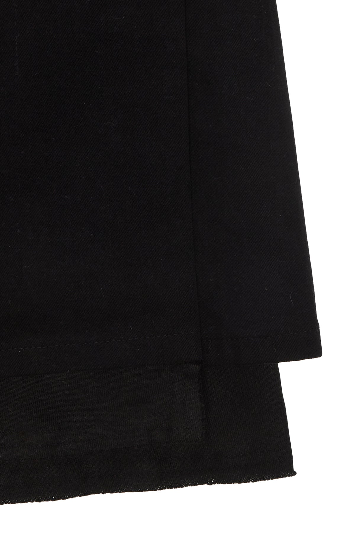 [matinkim] LAYERED BELTED MINI SKIRT IN BLACK