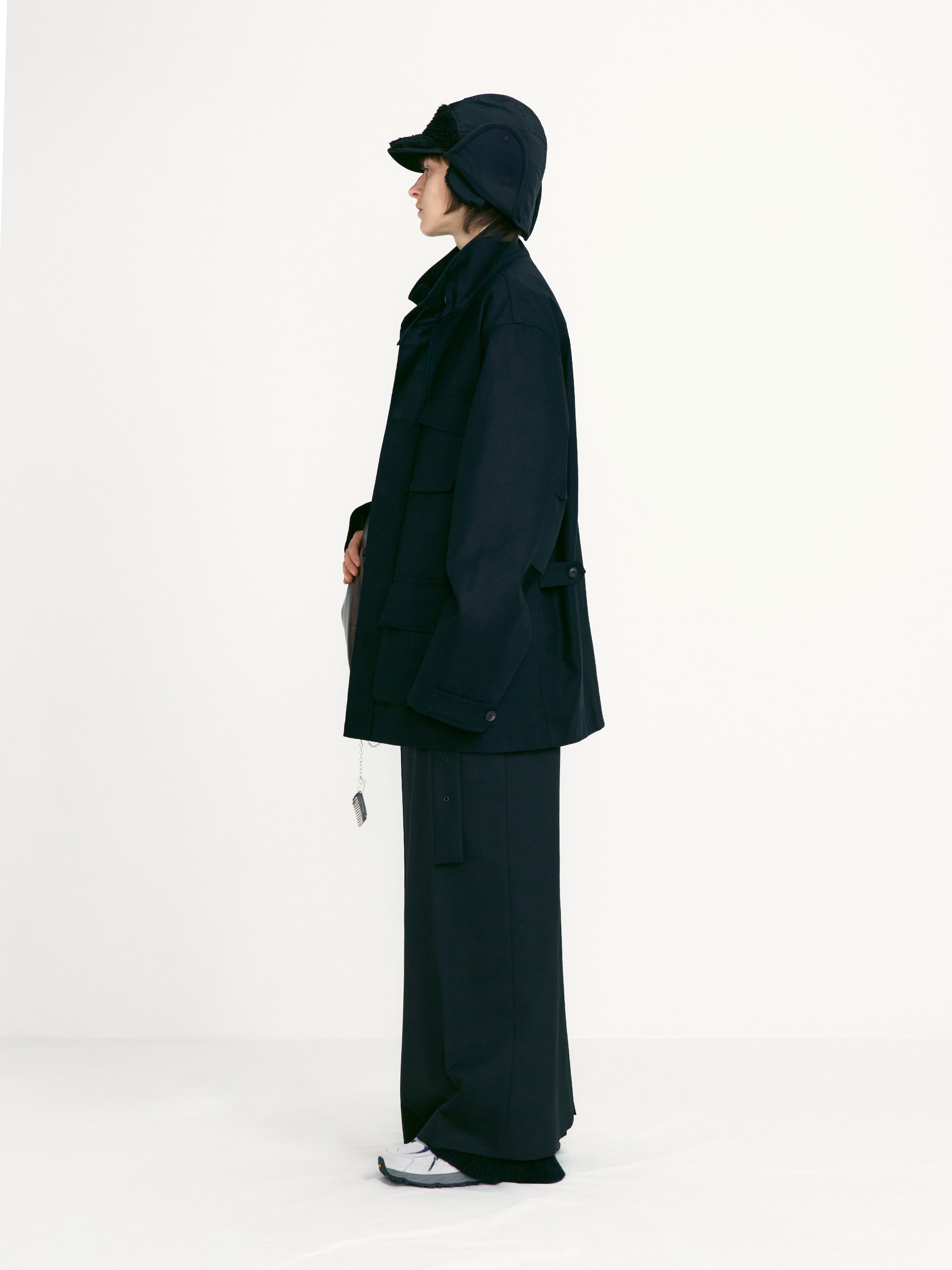 [low_classic] Cotton Safari Jacket
Black