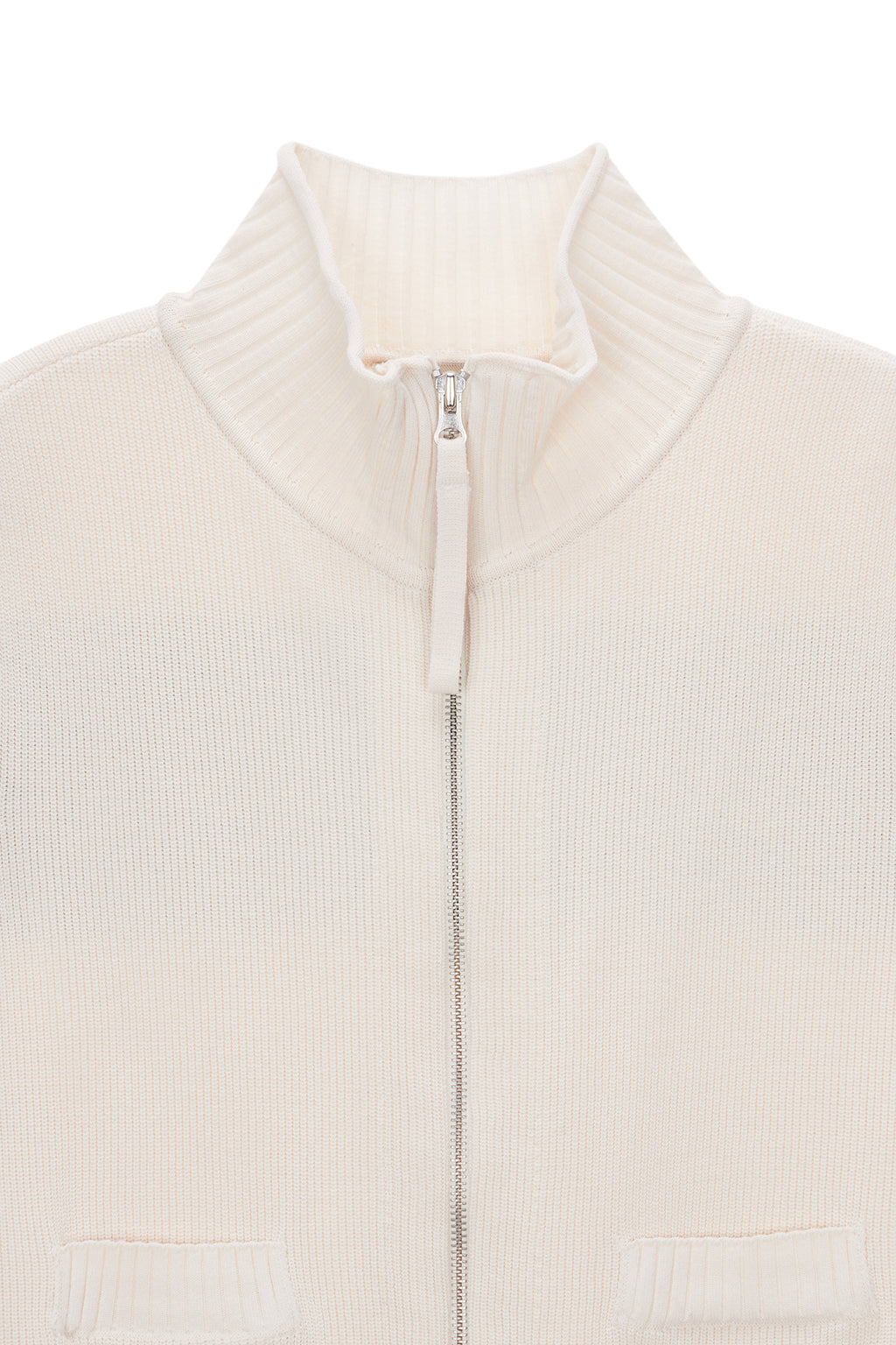 [matinkim] SPELL POINT STRIPE KNIT VEST IN IVORY