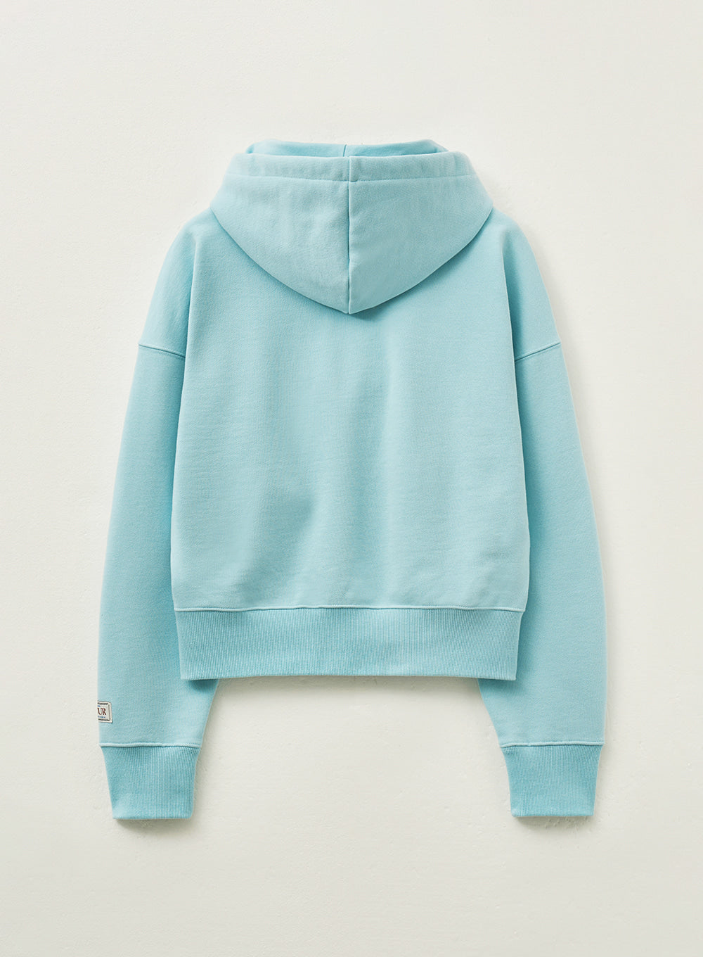 [satur] (W) Apero Pocket Crop Hoodie - Blue