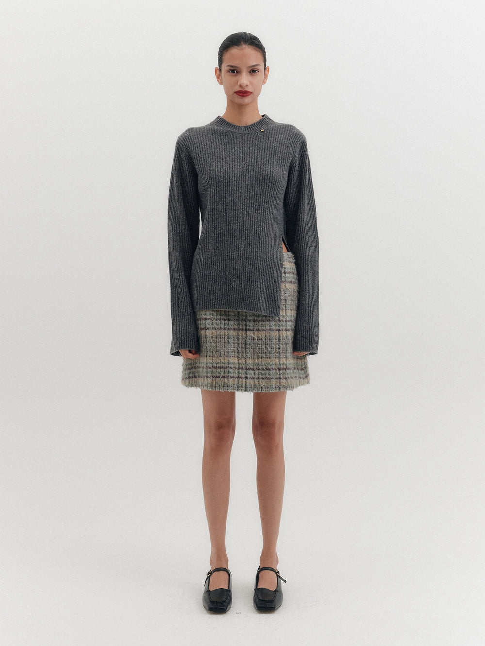 EENK Mini Check Skirt - Multi
