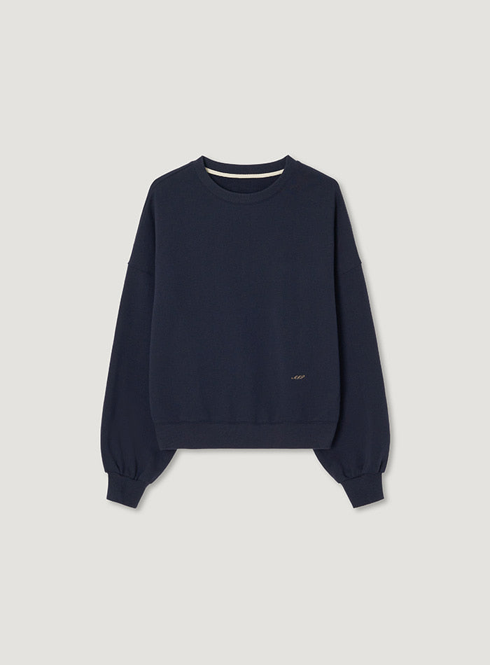 Mango Maniplease Simply Sweatshirt Navy
