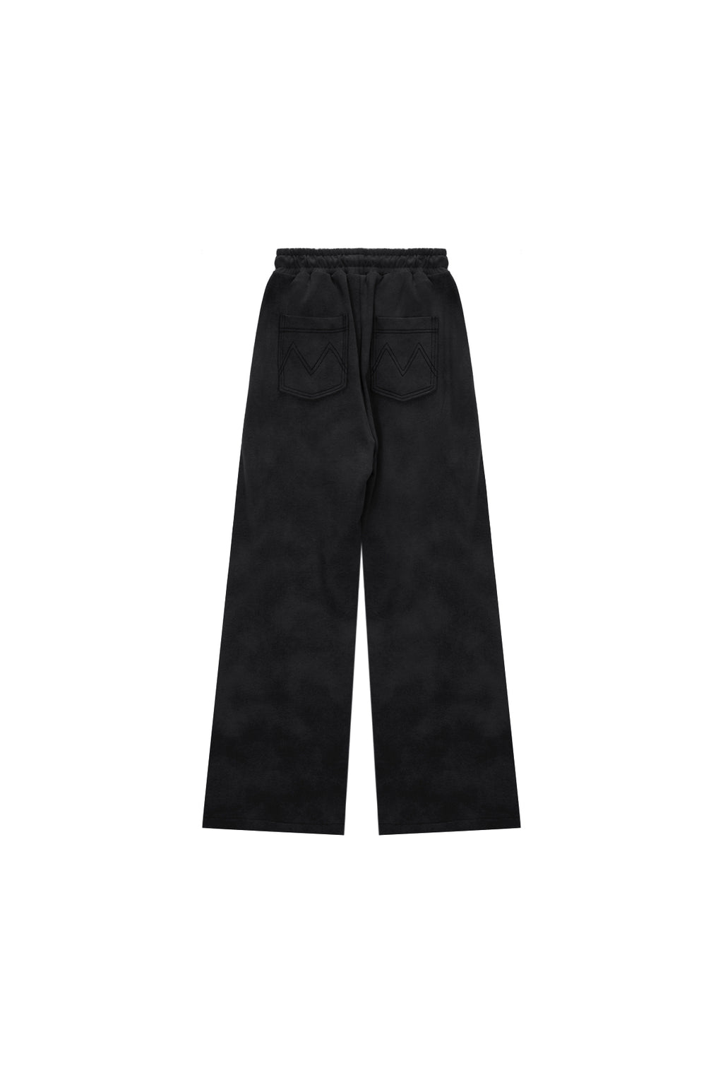 Matinkim Circle Logo Stitch Washed Sweatpants IN Dark Grey