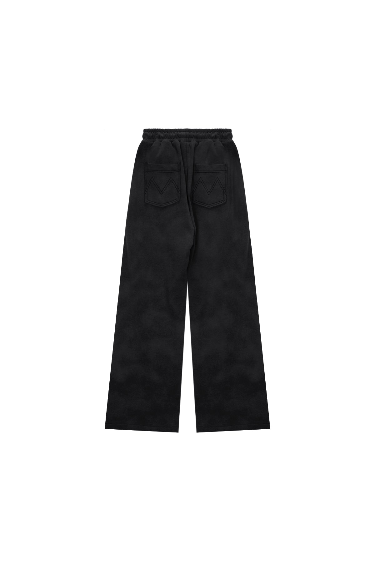 Matinkim Circle Logo Stitch Washed Sweatpants IN Dark Grey