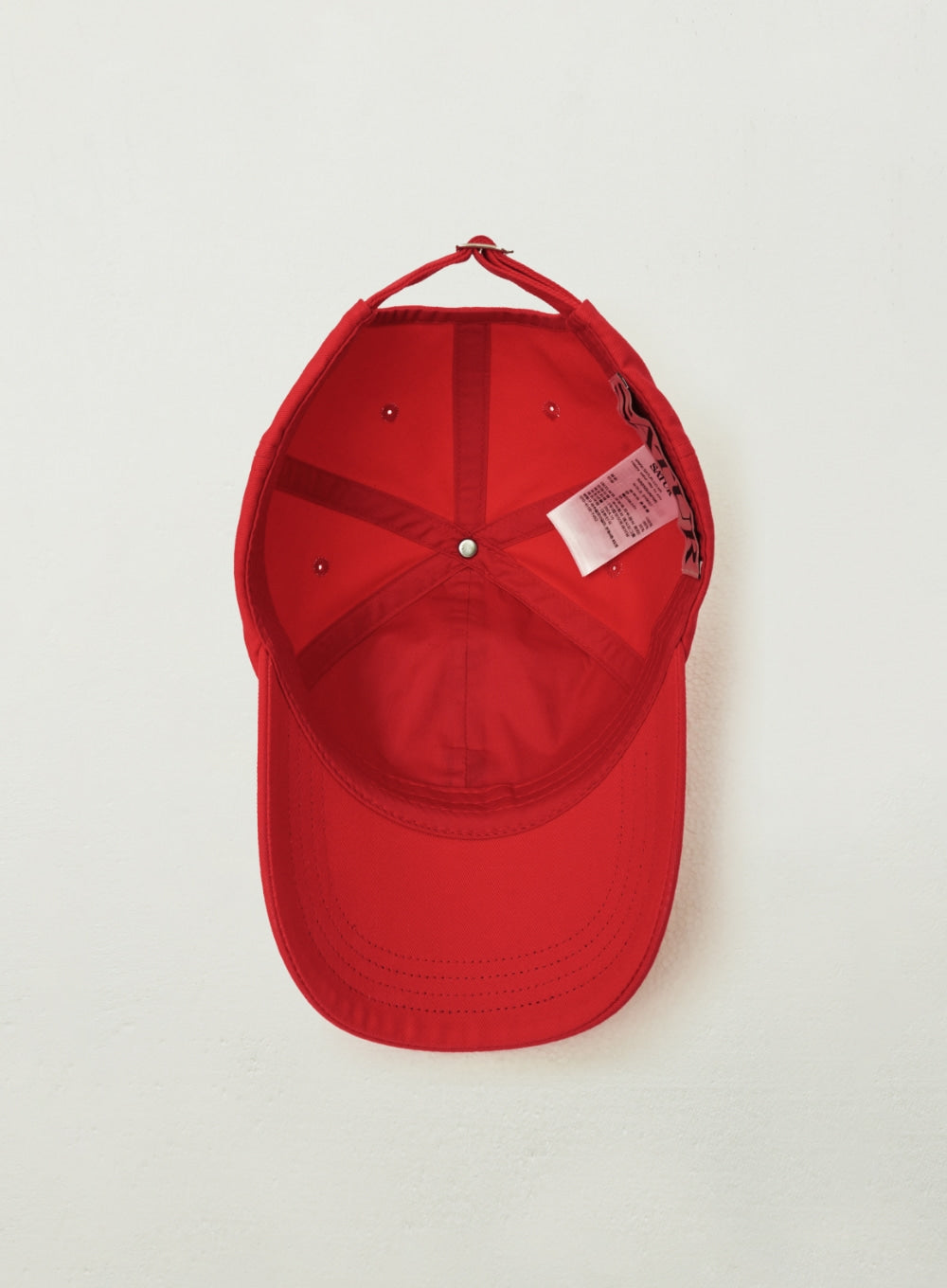 [satur] Classic Small Logo Ball Cap - Red