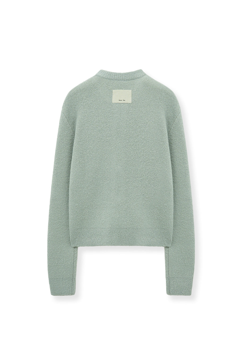 [matinkim] MATIN PONI CONI KNIT ZIP UP IN MINT