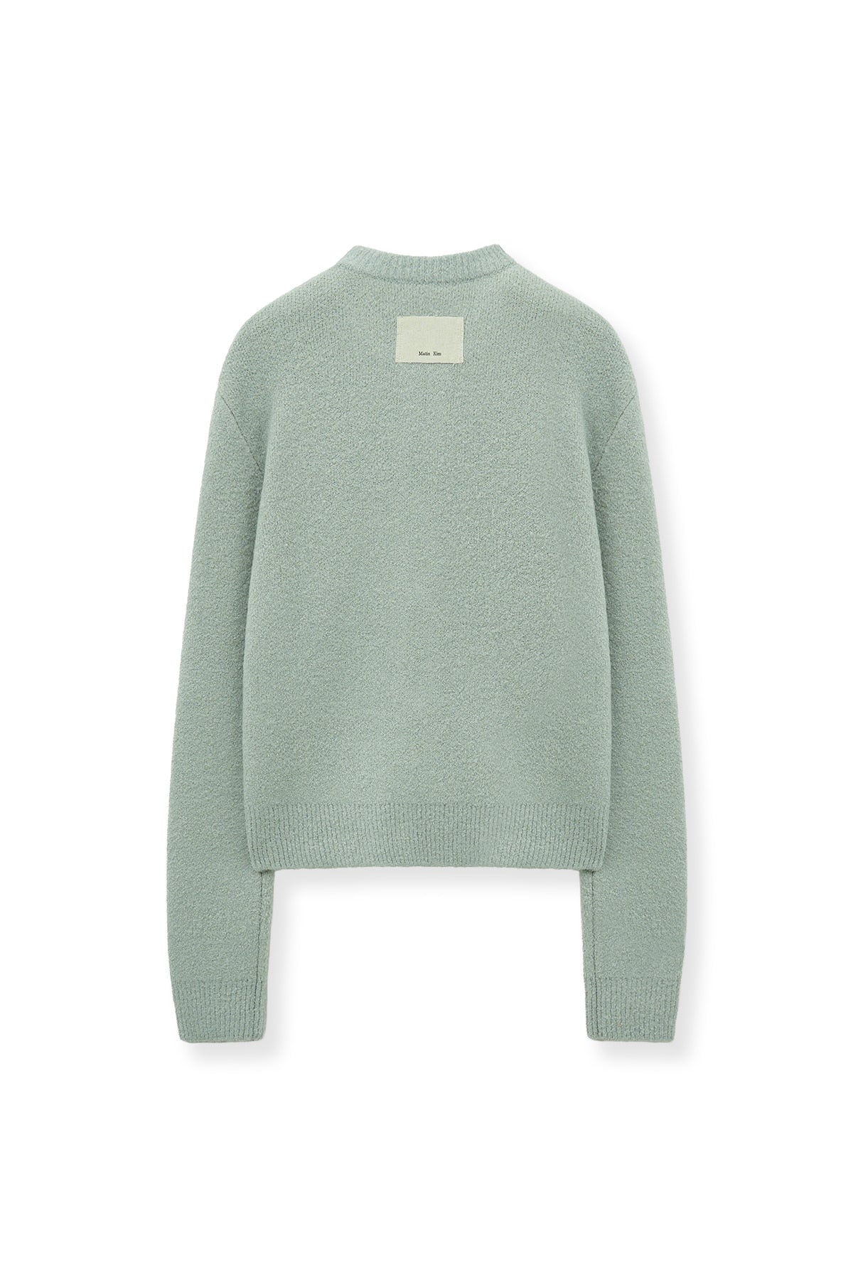 [matinkim] MATIN PONI CONI KNIT ZIP UP IN MINT