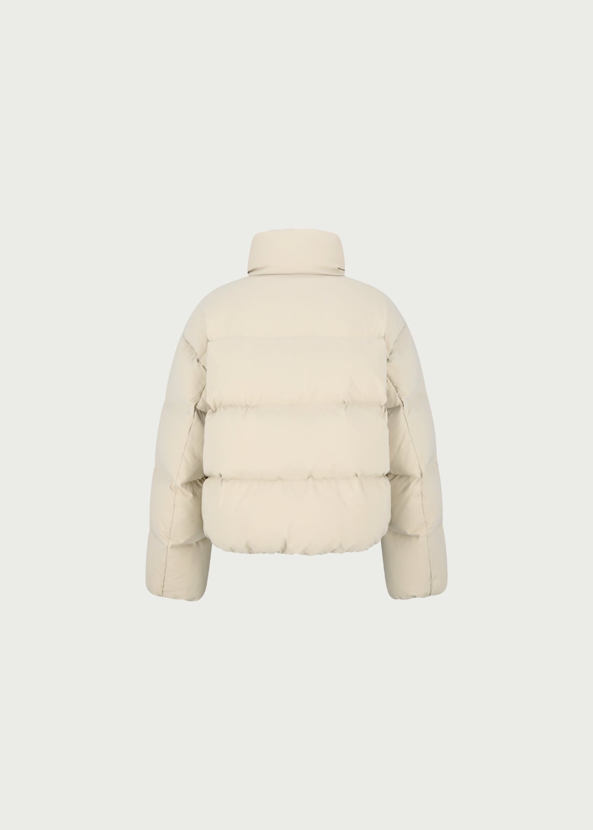 Depound signature high neck duck down jumper - beige