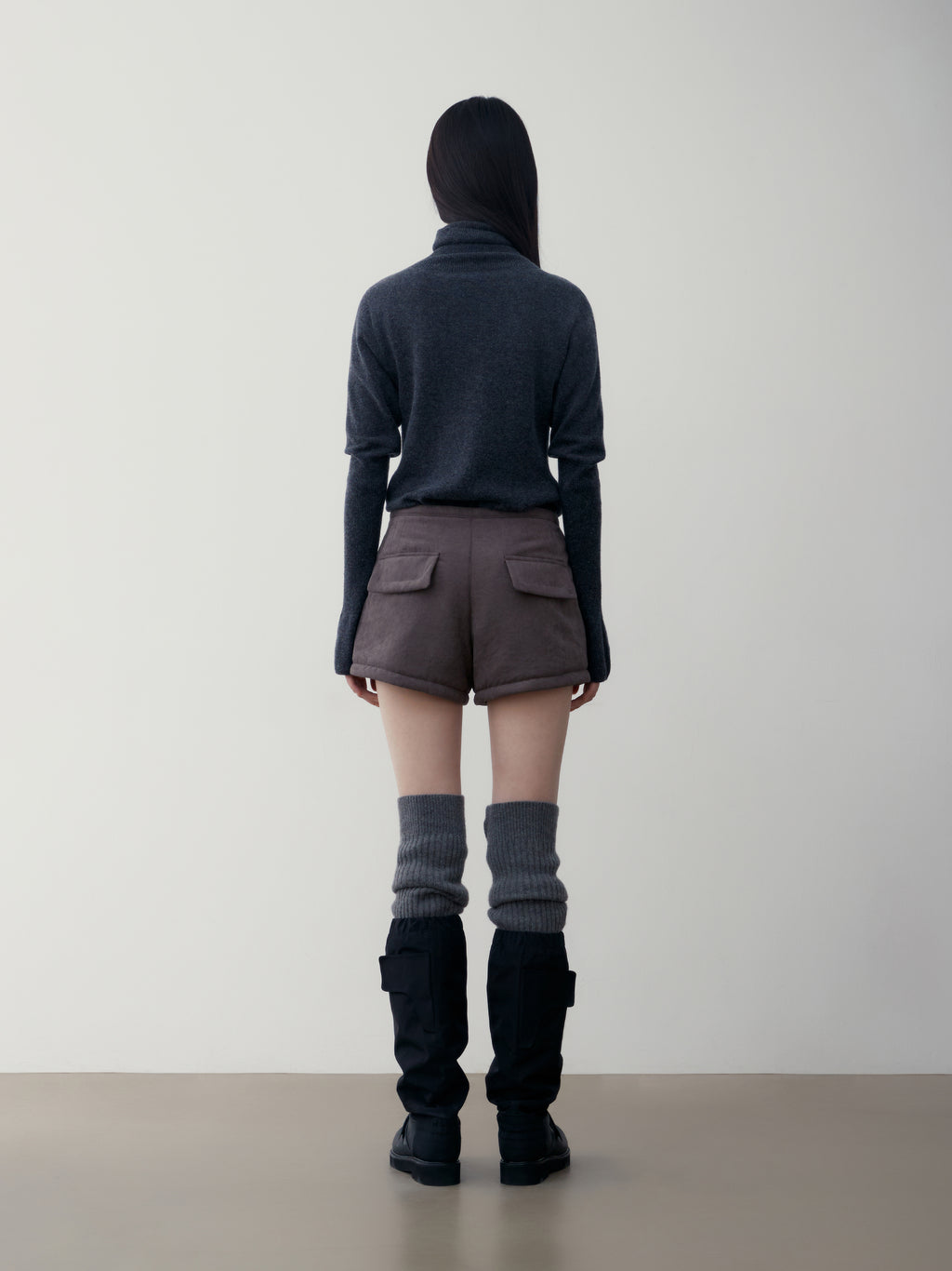 [low_classic] CASHMERE PUFF SLEEVE KNIT TOP
GREY