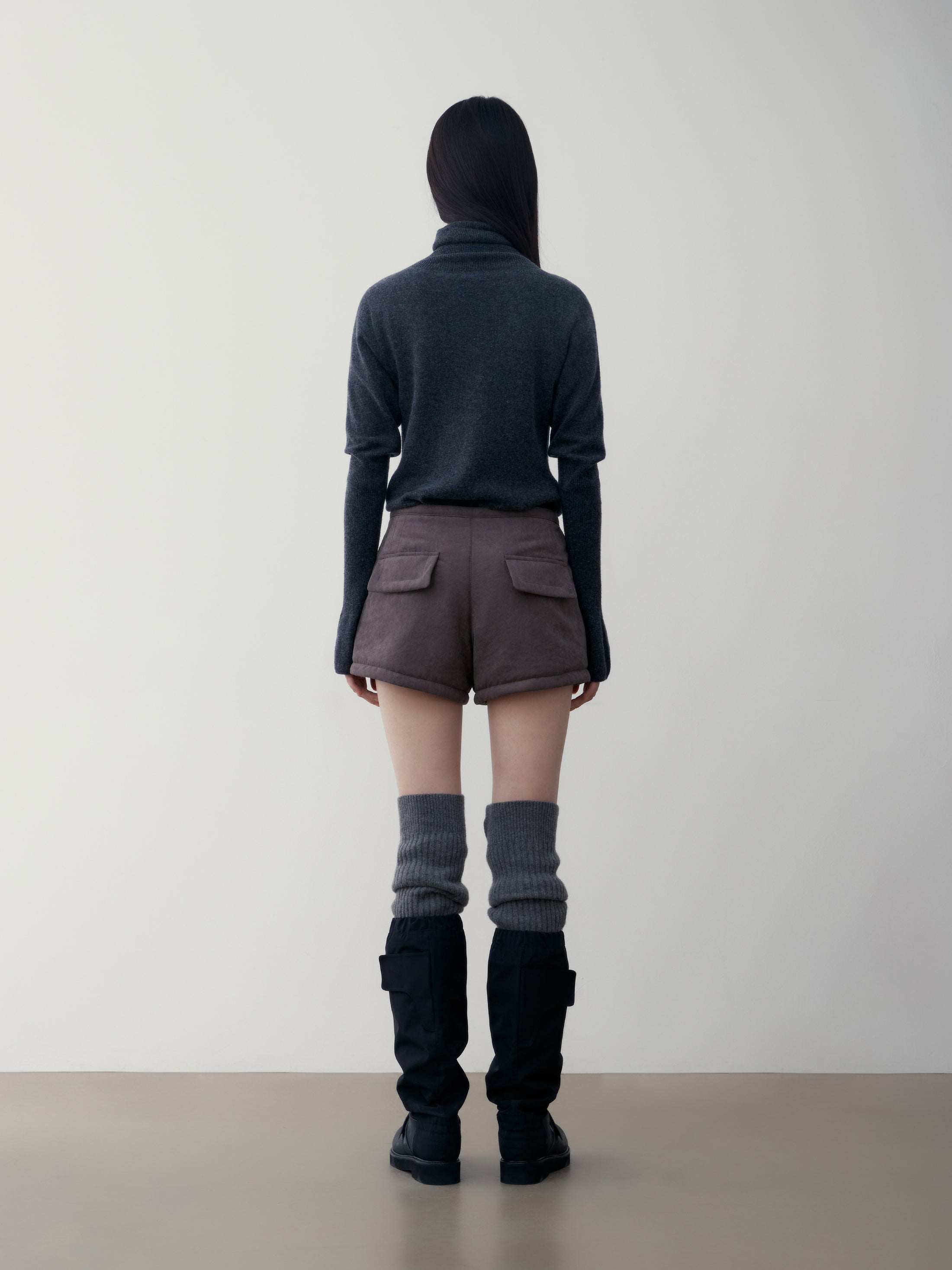 [low_classic] CASHMERE PUFF SLEEVE KNIT TOP
GREY