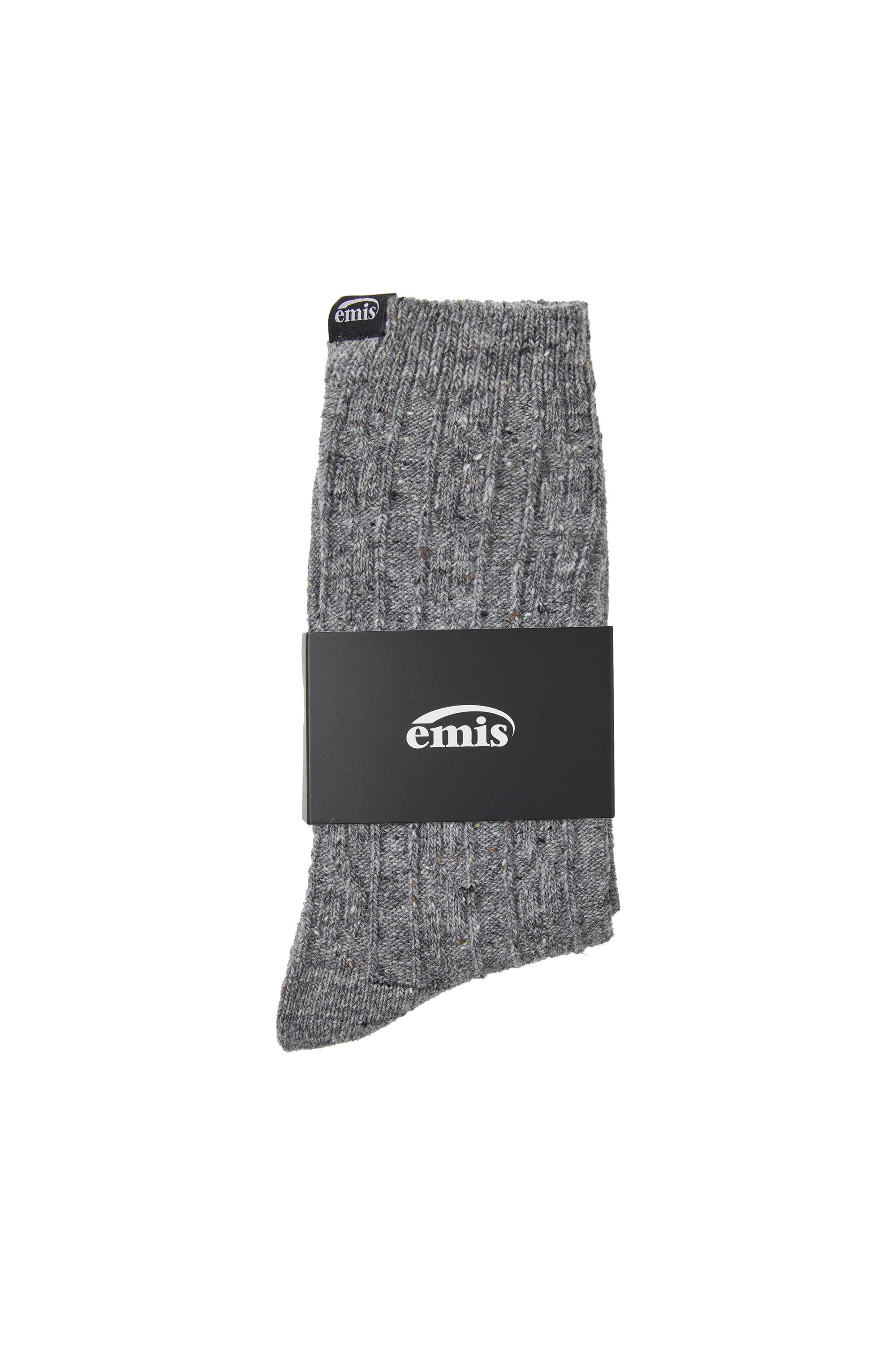 (WOMENS) NEP CABLE SOCKS-GRAY