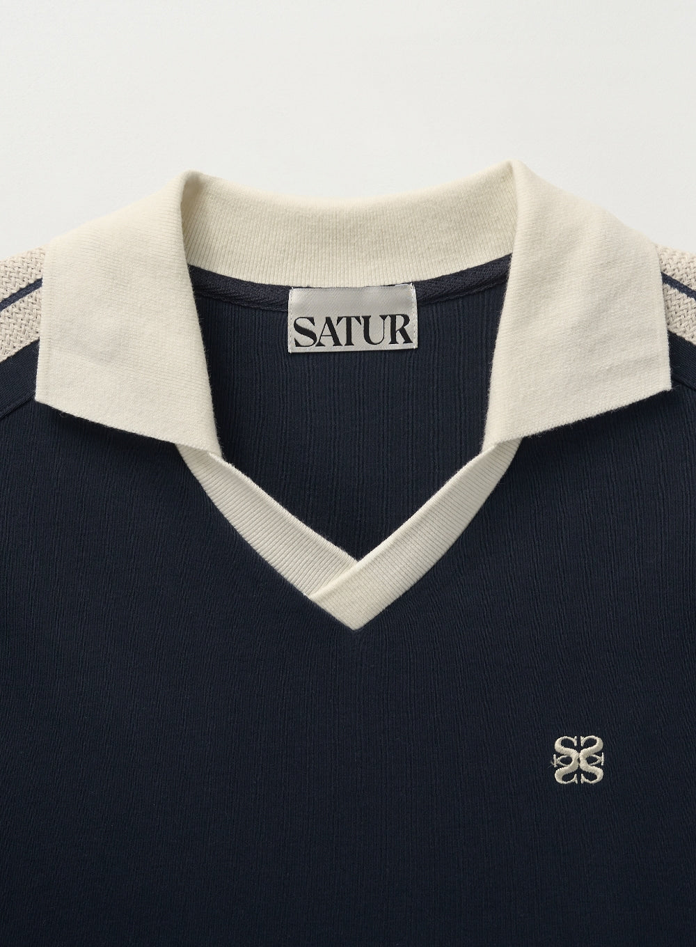 [satur] (W) Lawton Track One-piece - Navy