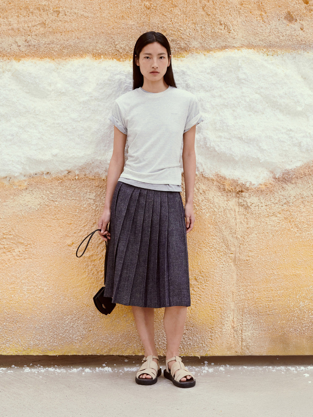 Low Classic Pipe Dream Mini T-Shirt Light Melange Grey