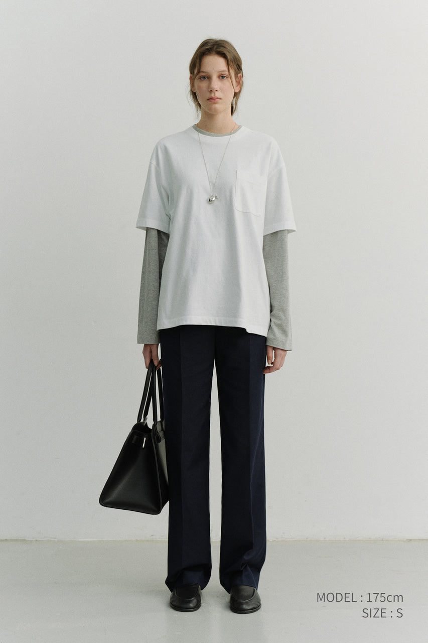 Dunst Straight Slacks Navy