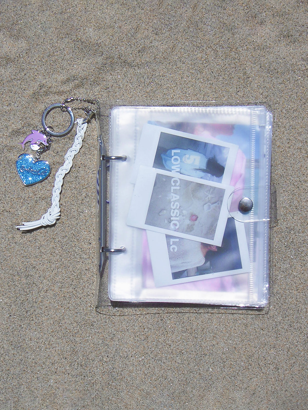 Low Classic Wave Logo Key Ring Blue