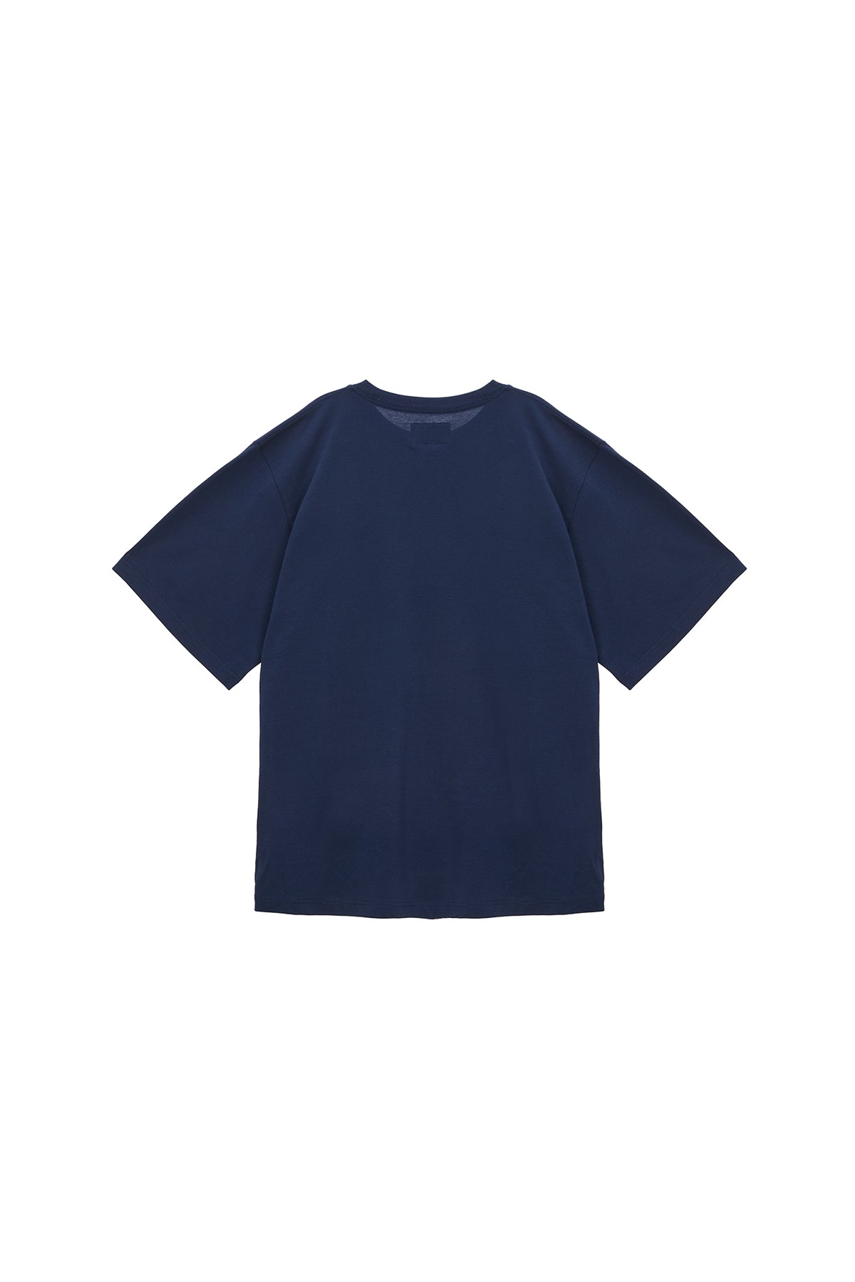 [matinkim] MATIN EMBROIDERY LOGO TOP IN NAVY