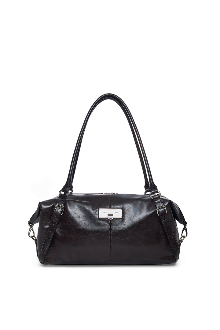 Matinkim Matin Soft Form Bowling Bag IN Dark Brown