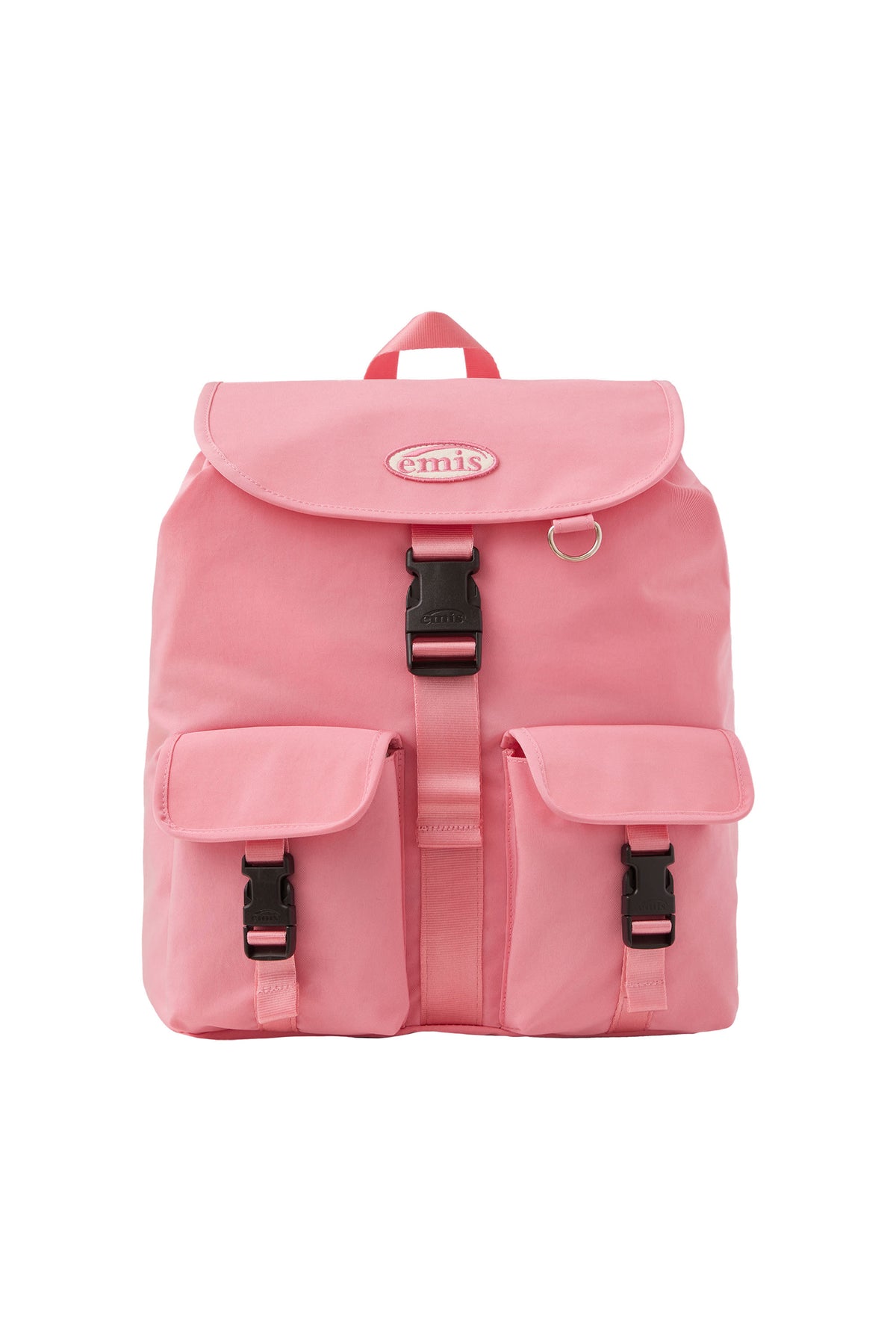 EMIS Double Pocket Backpack-Pink