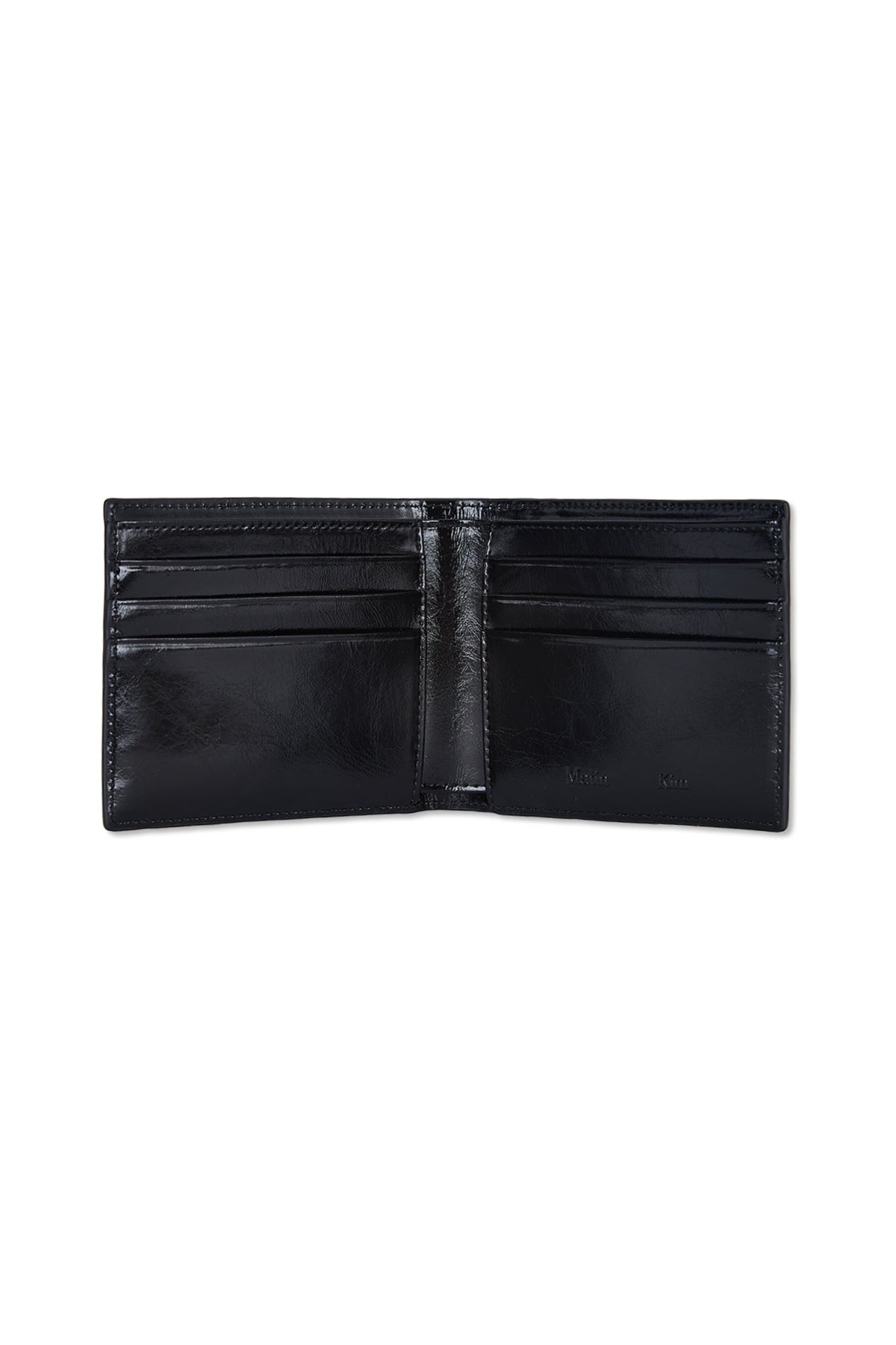Matinkim Steel Logo Business Wallet IN Black